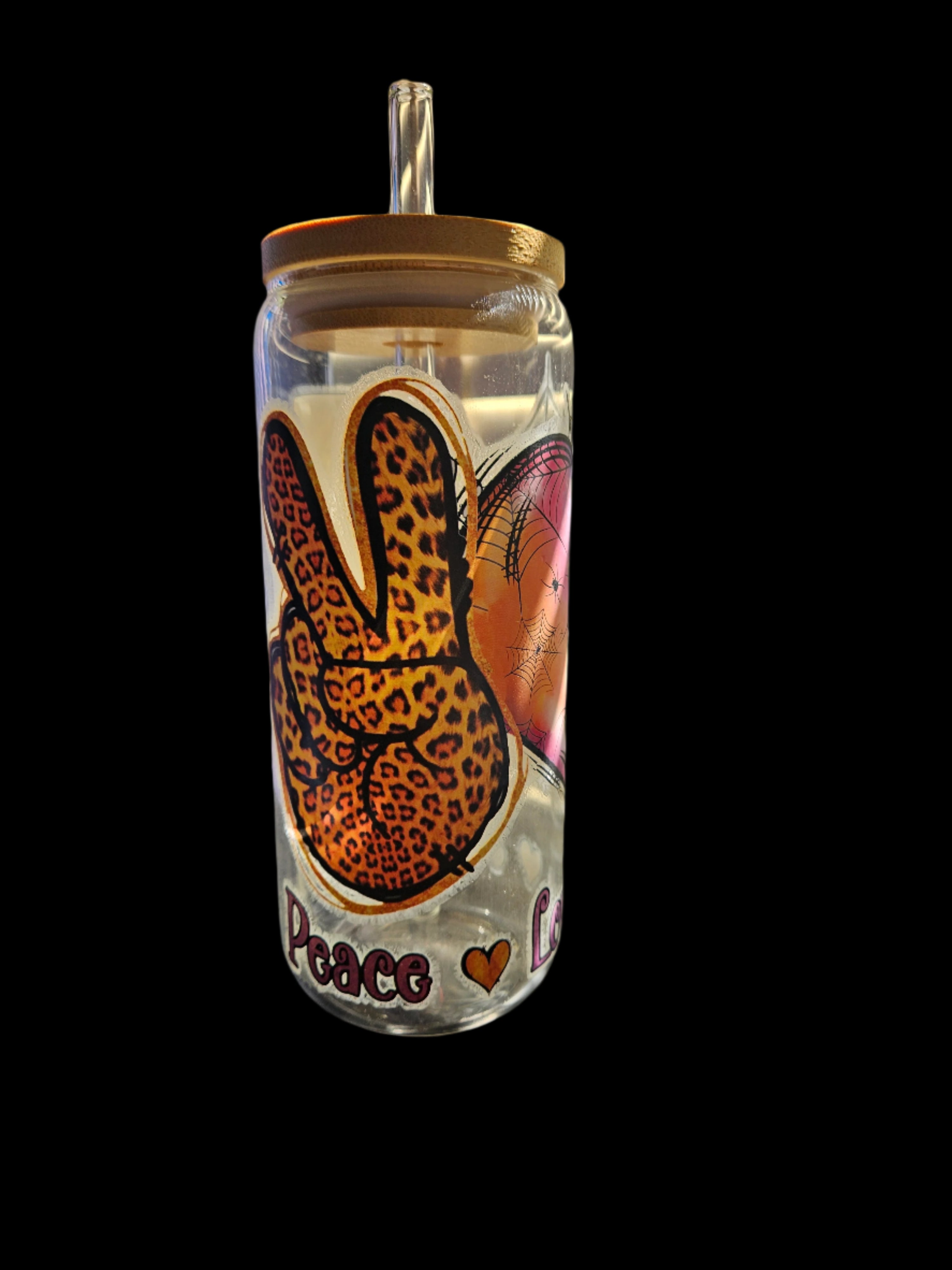 Peace, Love, Halloween 20oz Glass