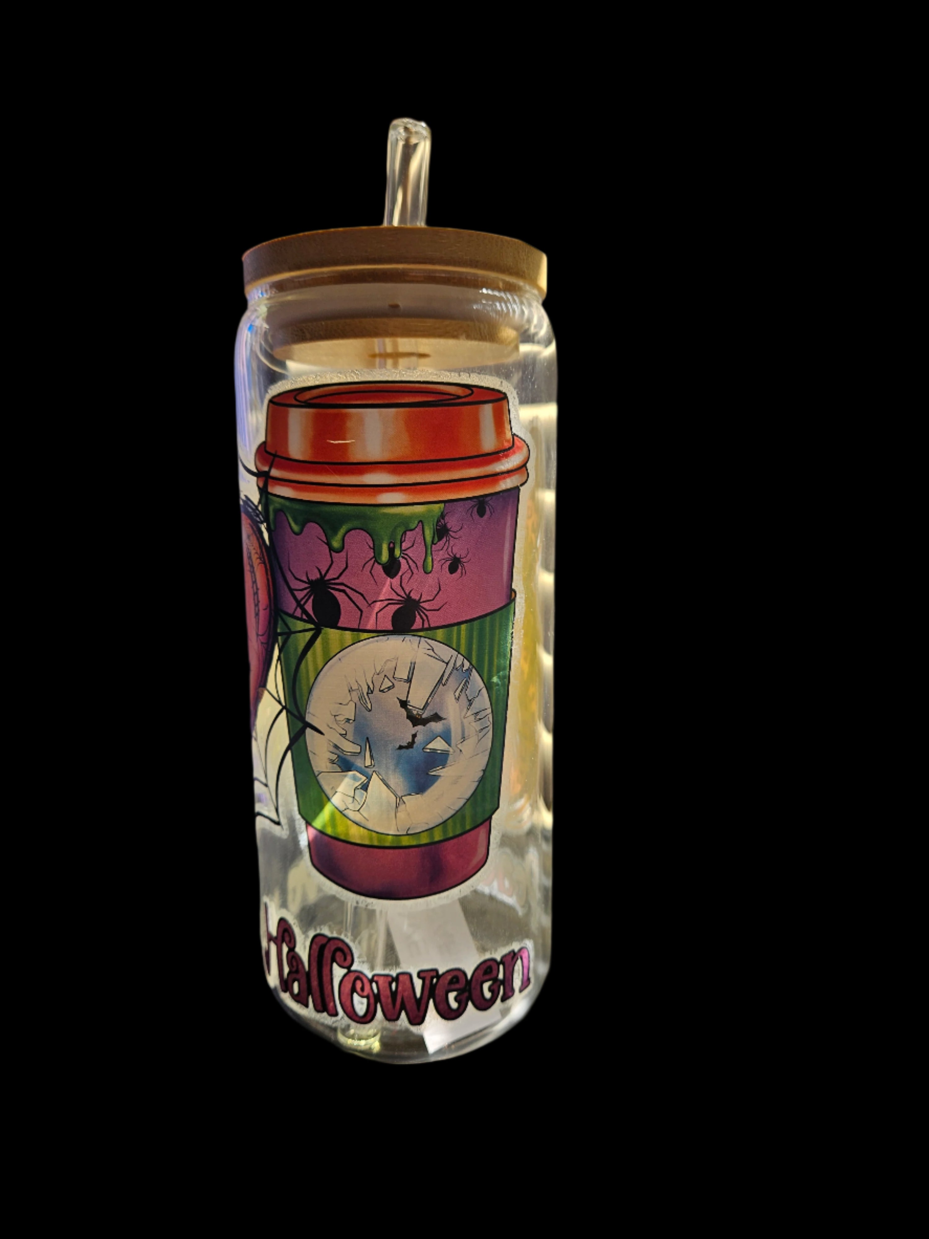 Peace, Love, Halloween 20oz Glass