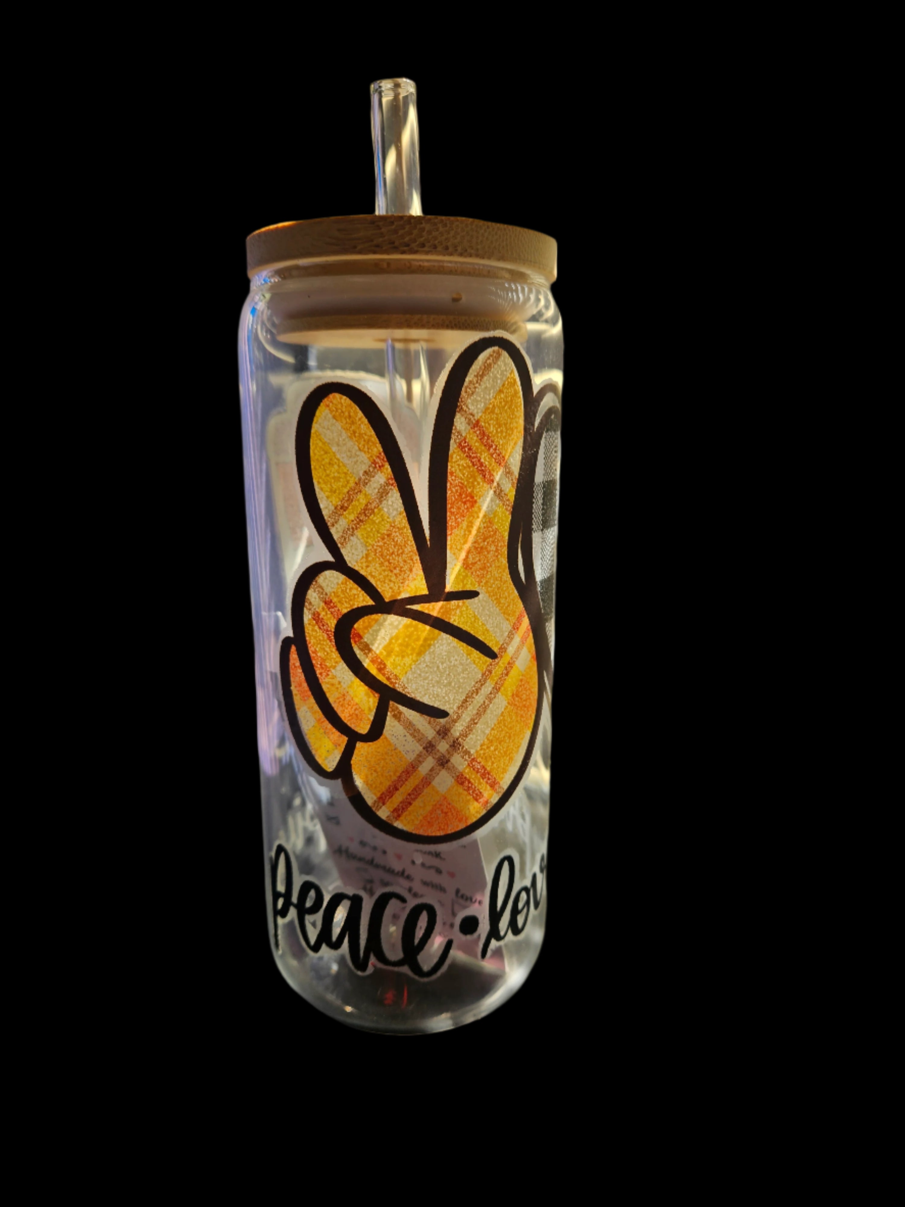 Peace, Love, Pumpkin 20oz Glass