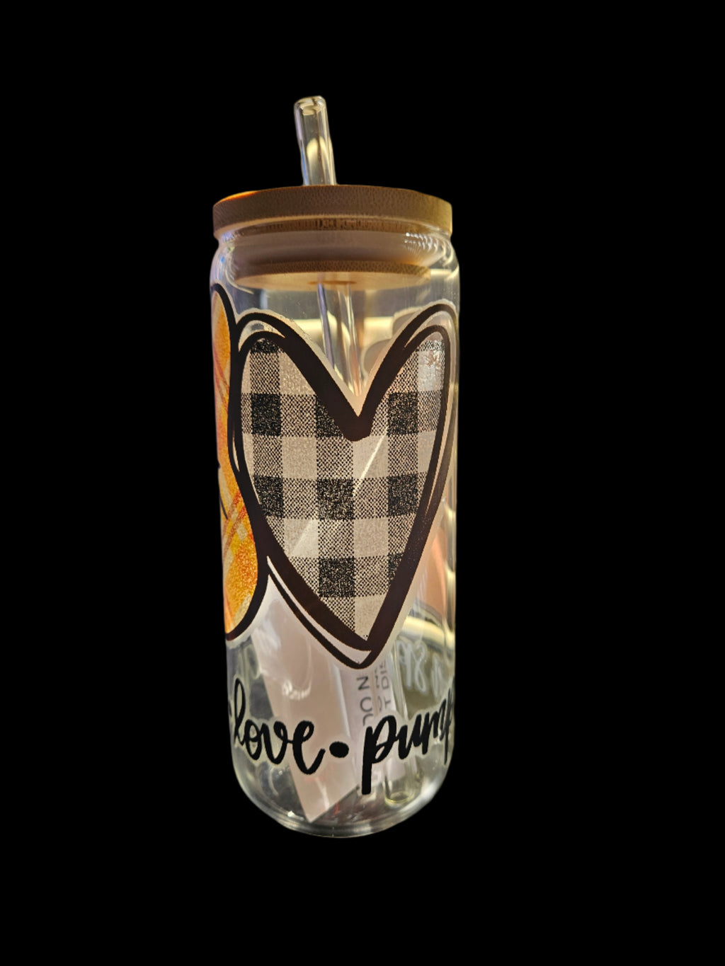 Peace, Love, Pumpkin 20oz Glass