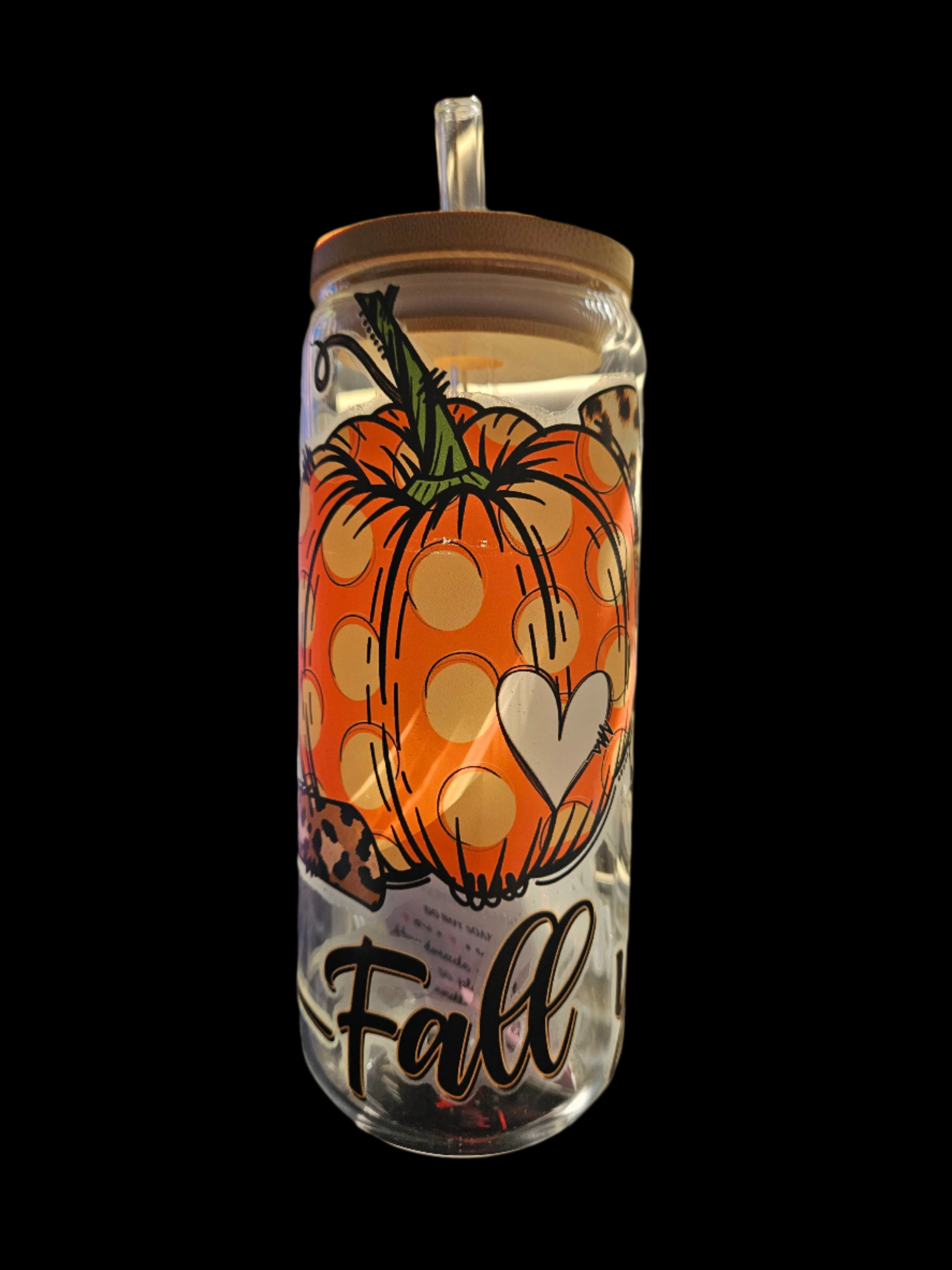 Love fall Y'all 20oz Glass