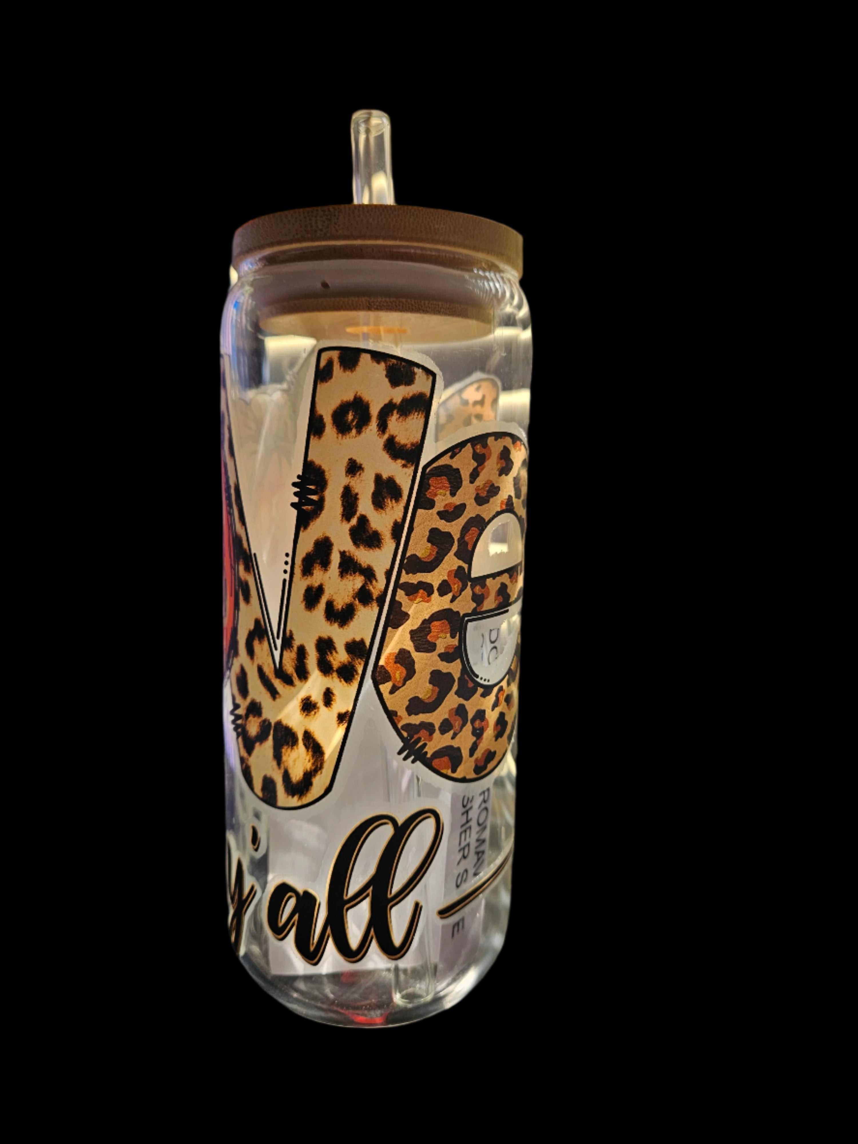 Love fall Y'all 20oz Glass