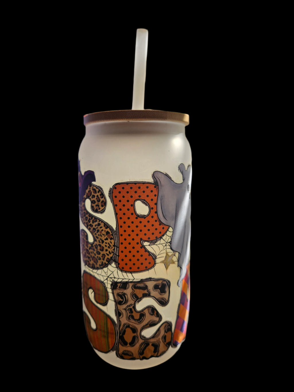 Spooky Season 16oz Glass