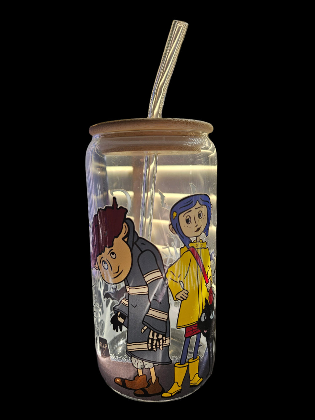 Wybee and Coraline 16oz Glass