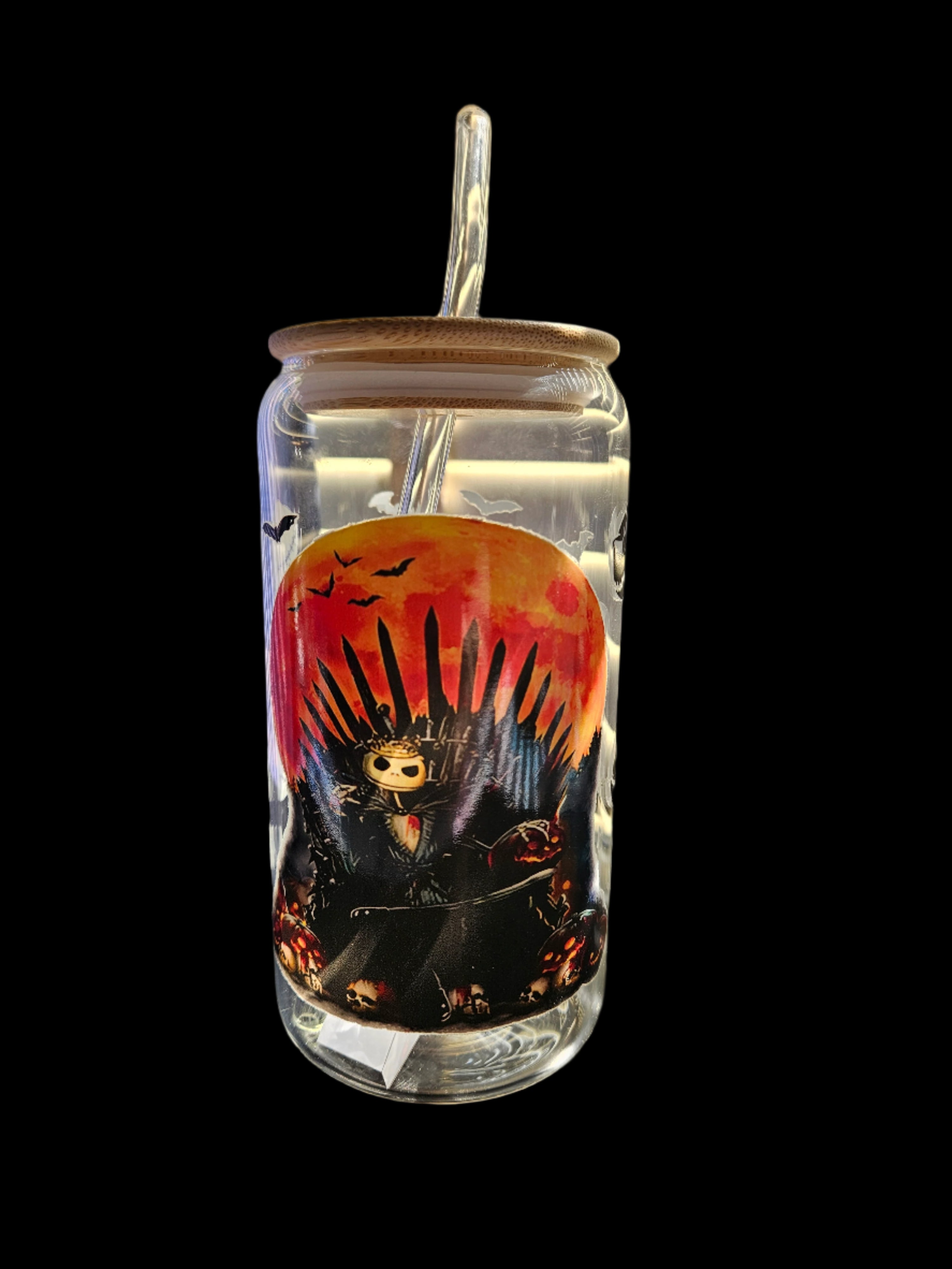 Pumpkin King 16oz Glass