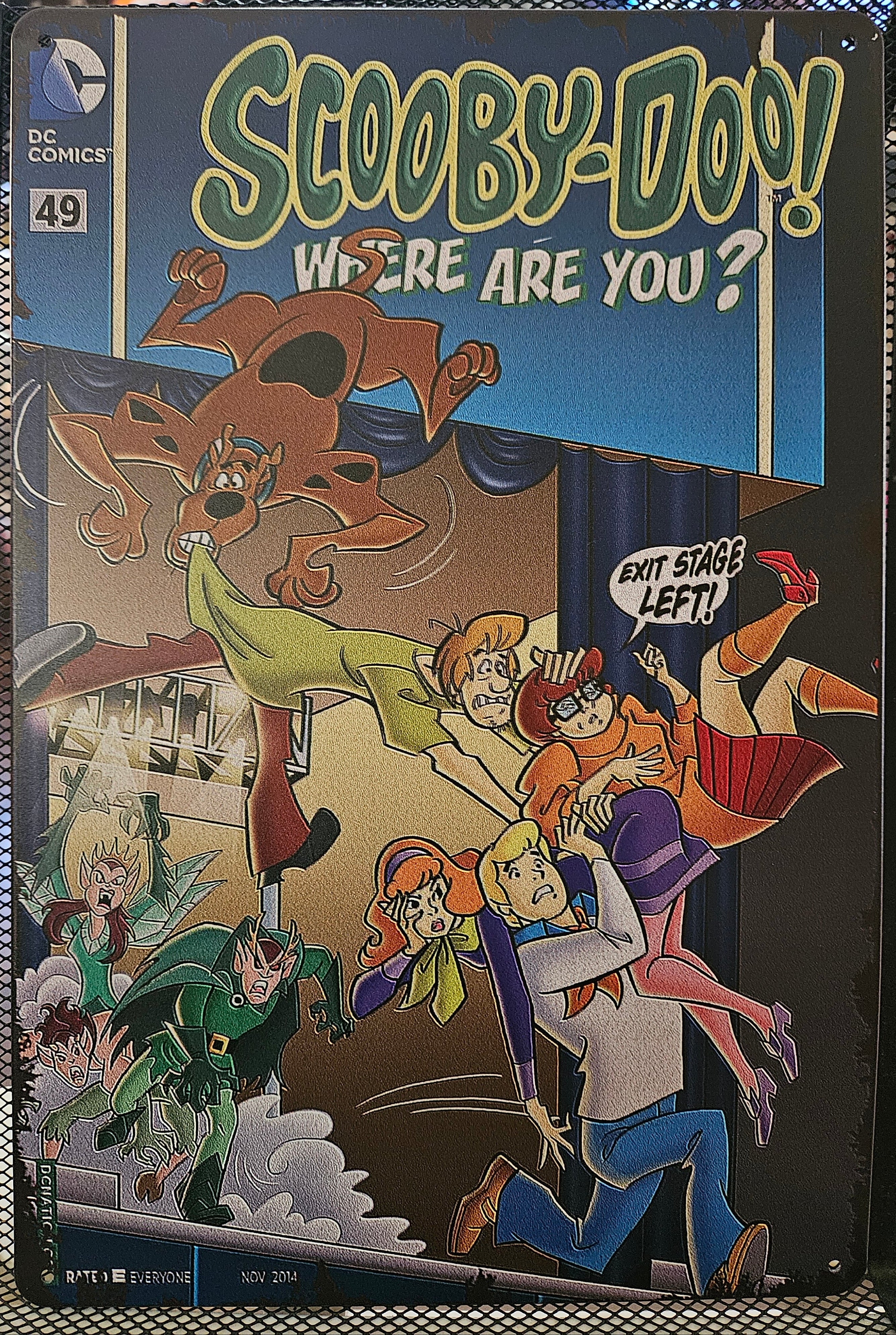 Where Are You? Metal Sign