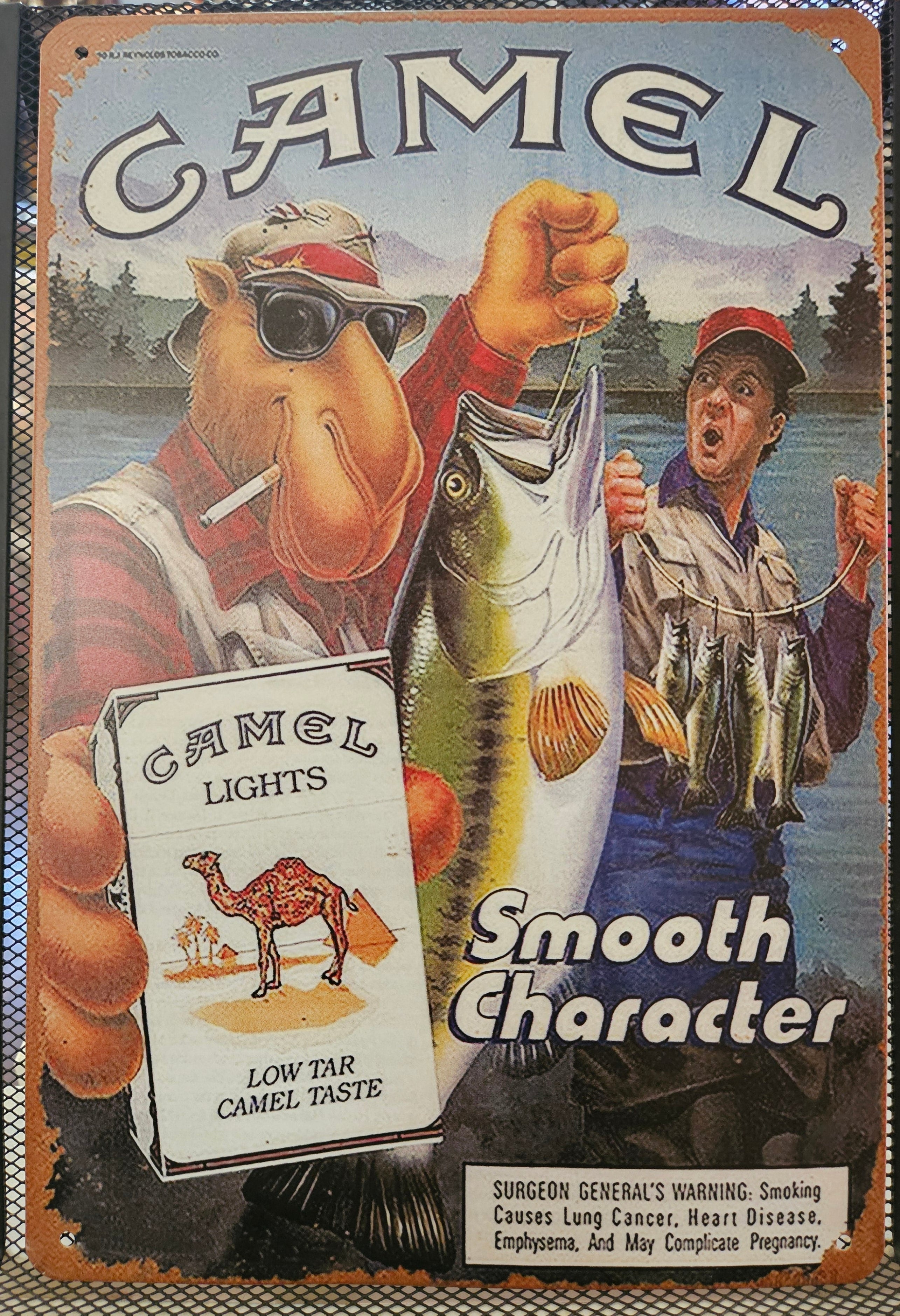Camel Metal Sign