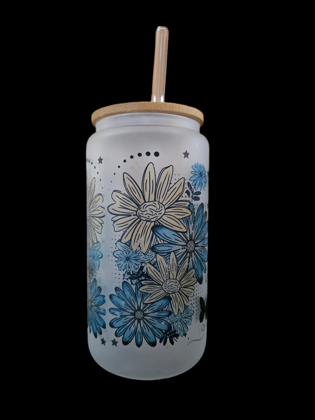 Whiskey & Cowboy 16oz Glass