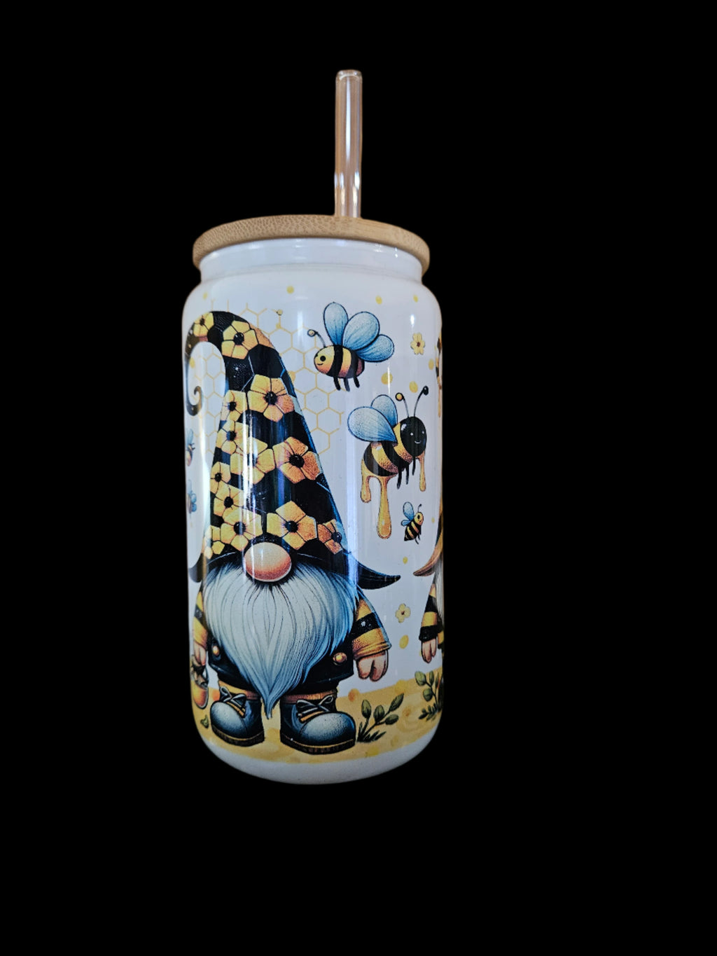 Sunflower Gnomes 16oz Glass