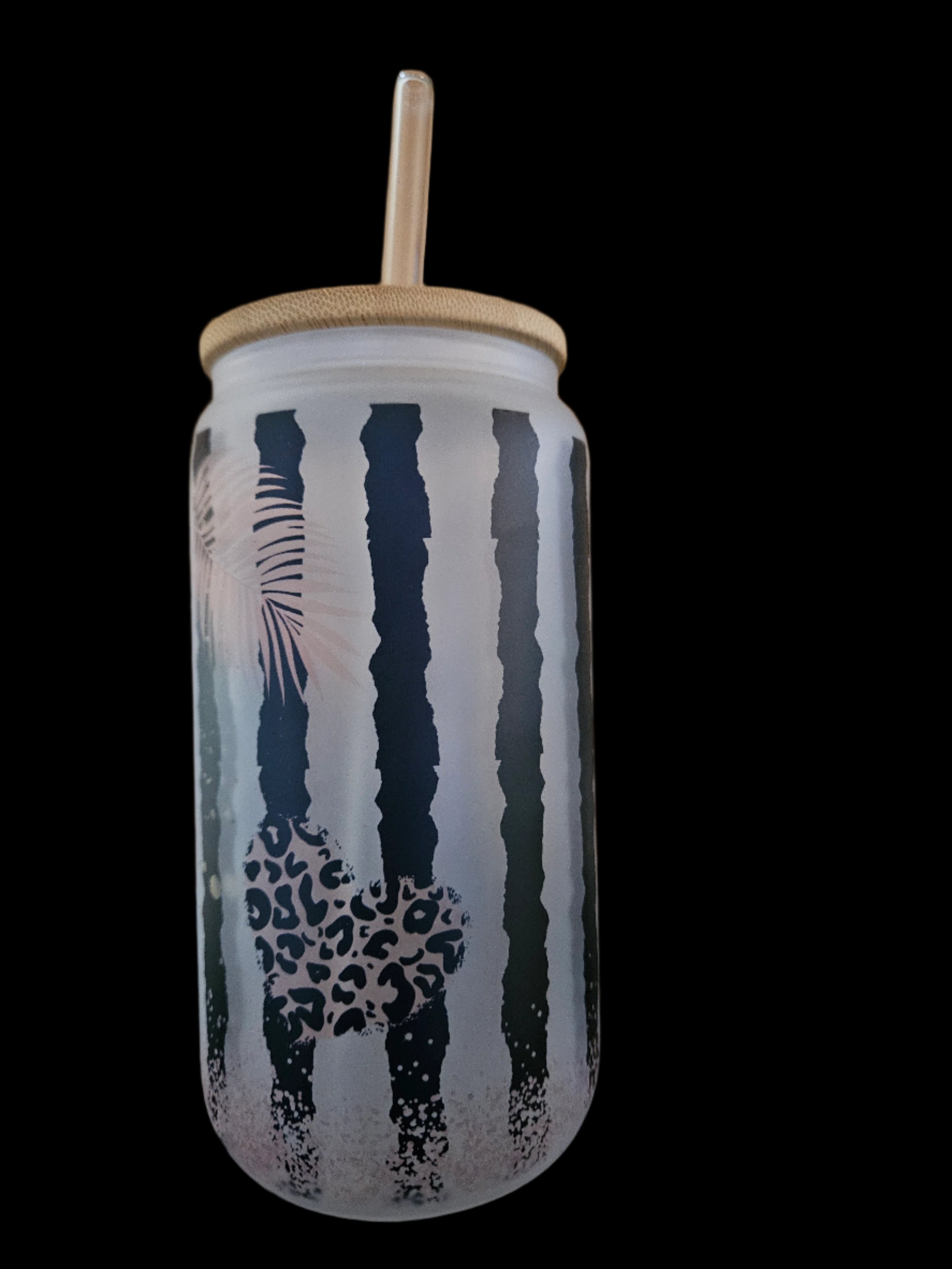 Flamingo 16oz Glass