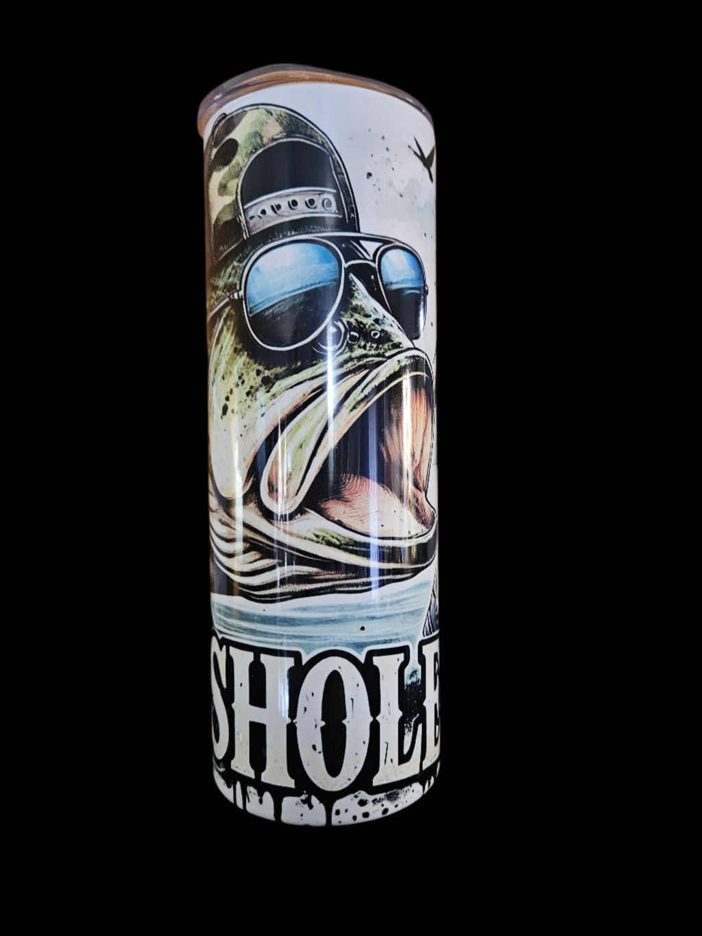 Basshole 20oz Steel Tumbler