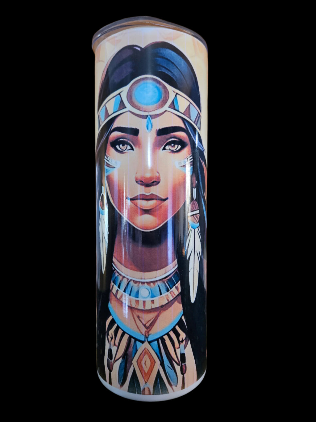 Native Woman 20oz Steel Tumbler