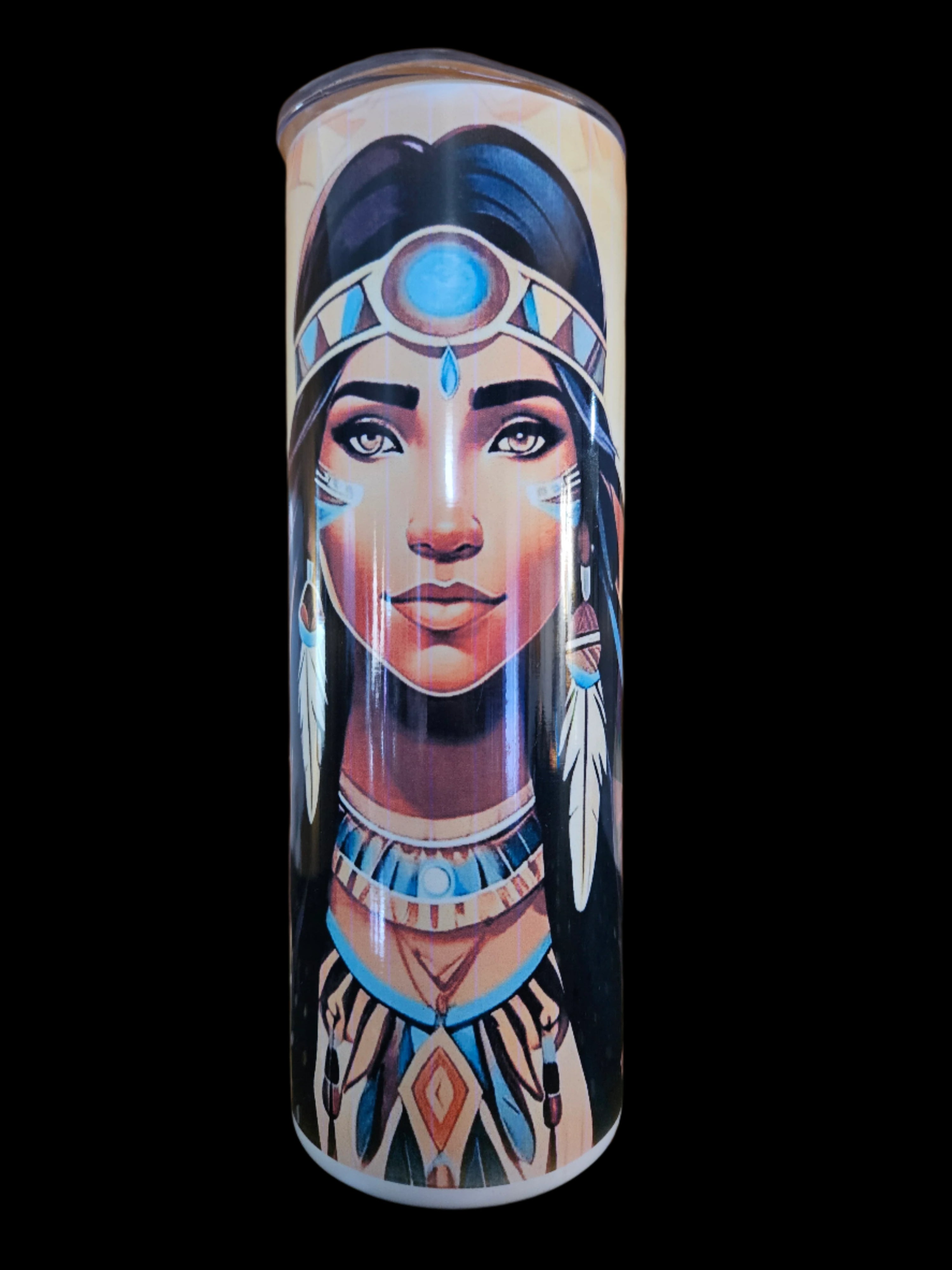 Native Woman 20oz Steel Tumbler