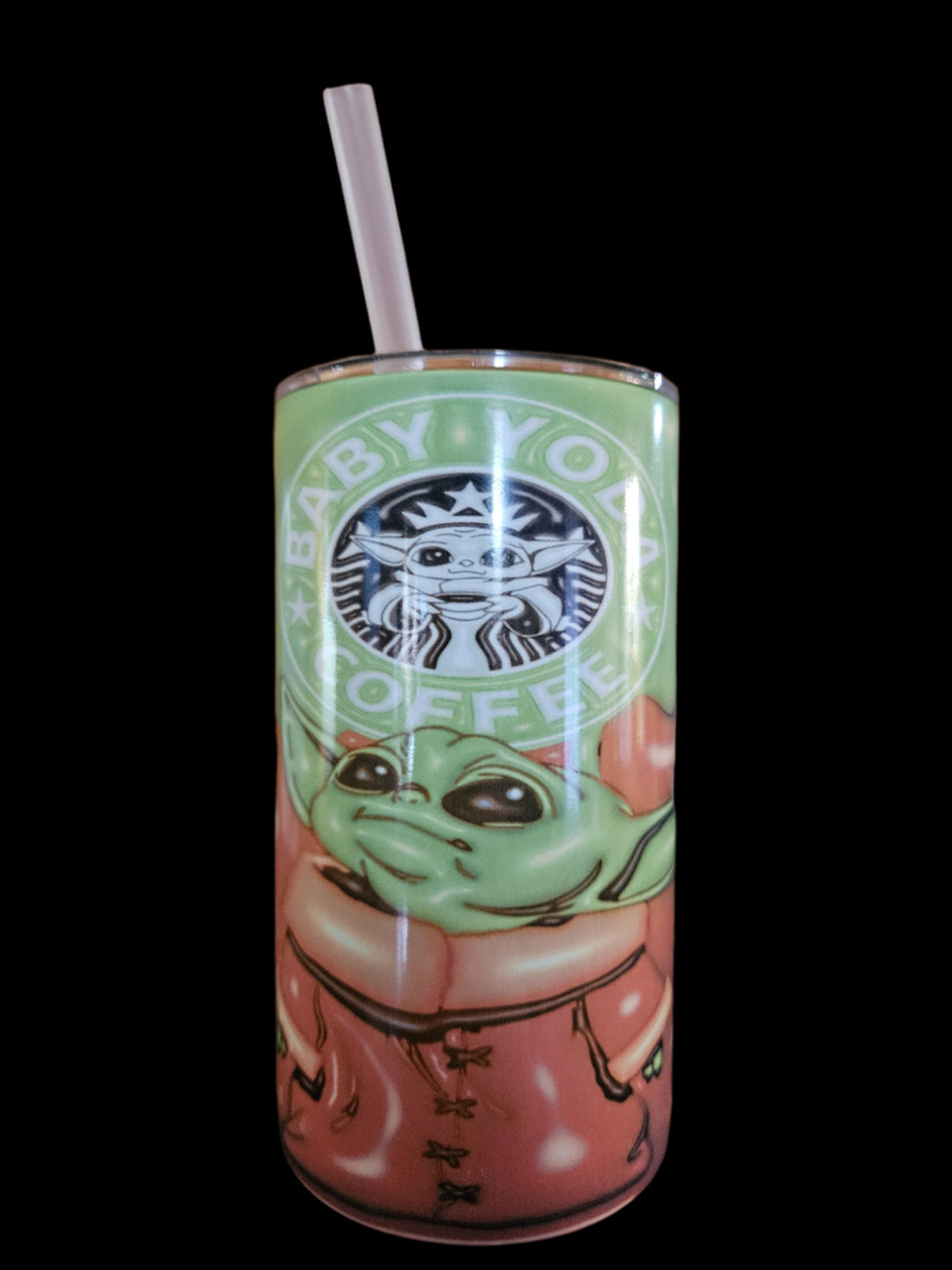 Baby Yoda Coffee 12oz Steel Tumbler