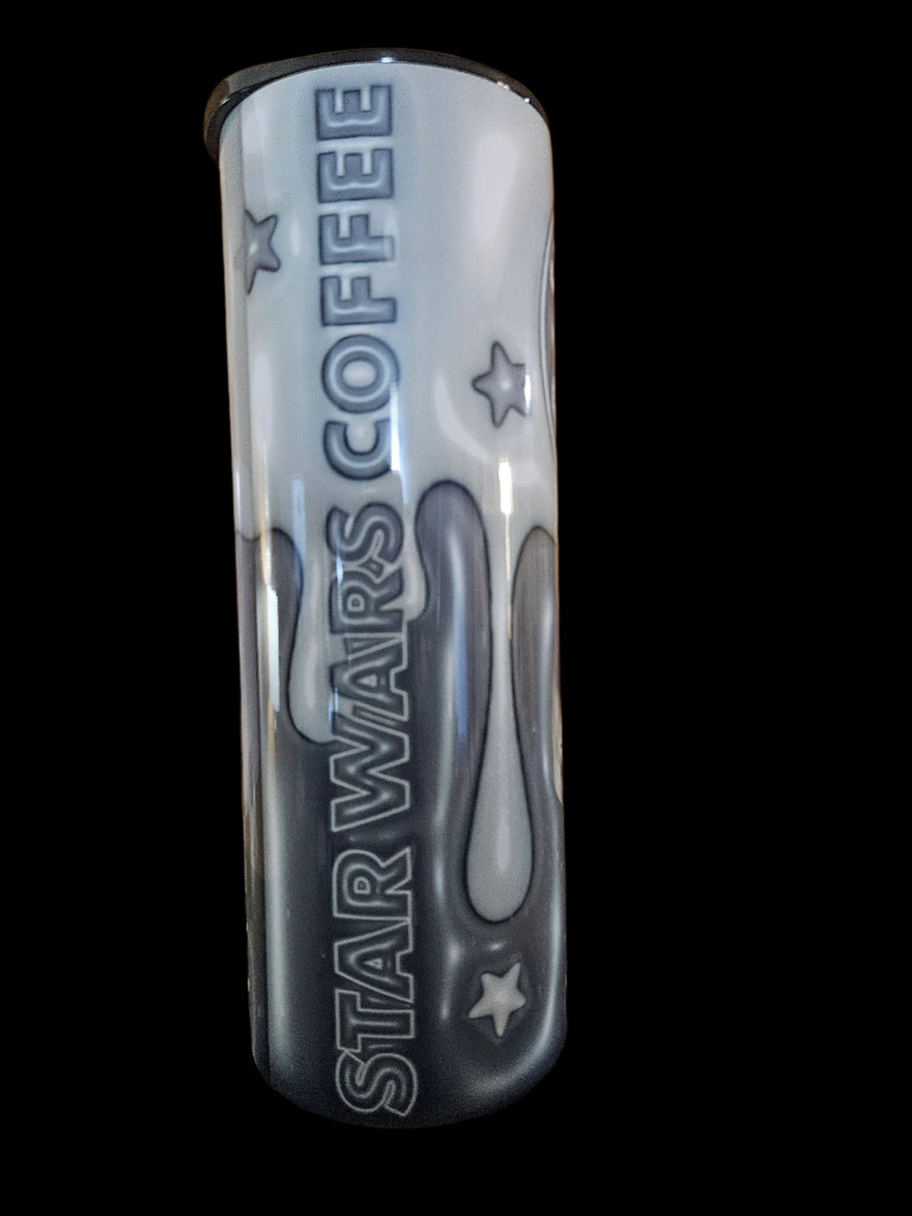 Darth Coffee 20oz Steel Tumbler (Colored Top)