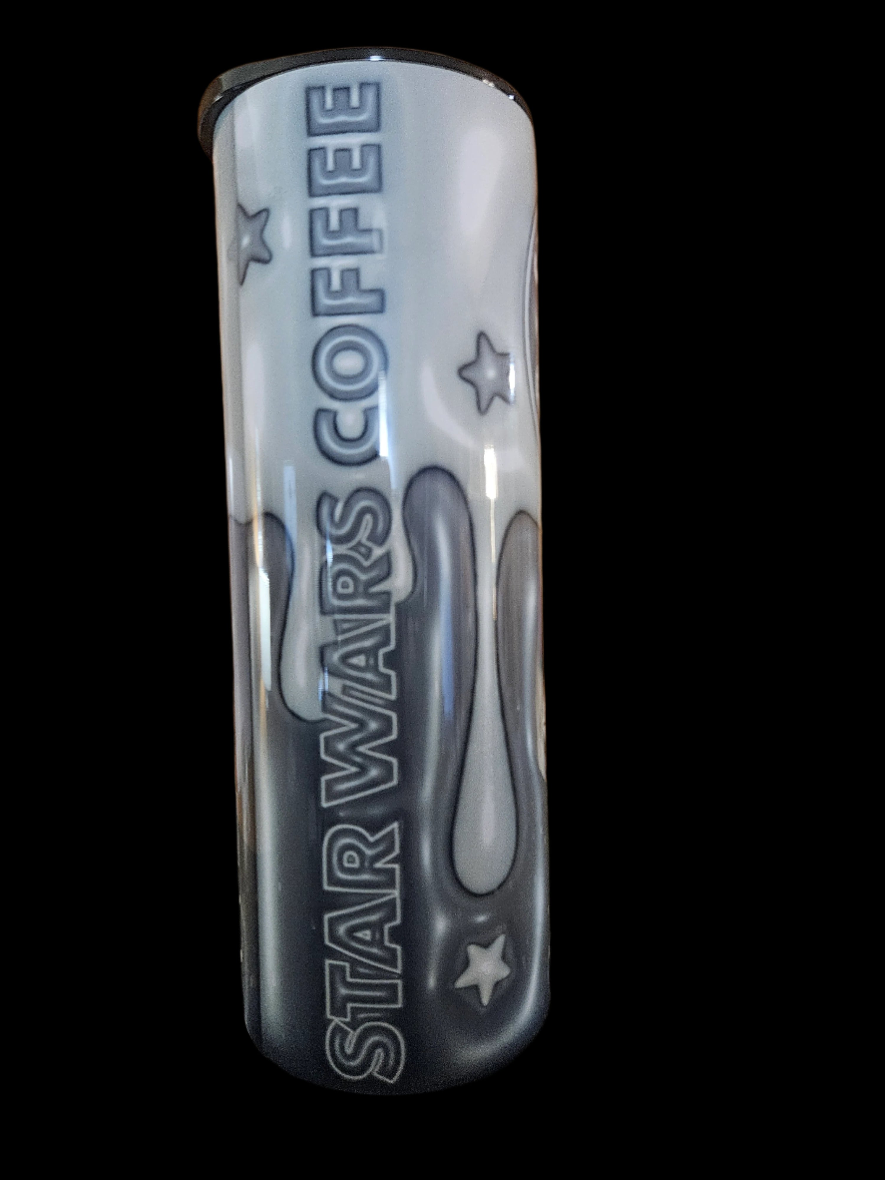 Darth Coffee 20oz Steel Tumbler (Colored Top)