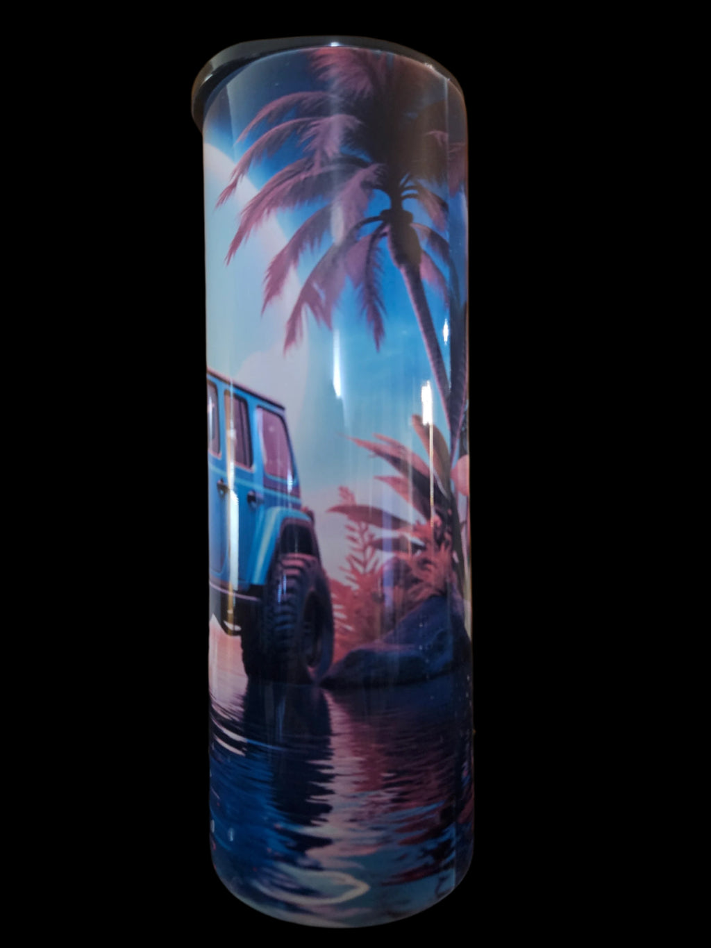Jeep Duck 20oz Steel Tumbler (Colored Top)