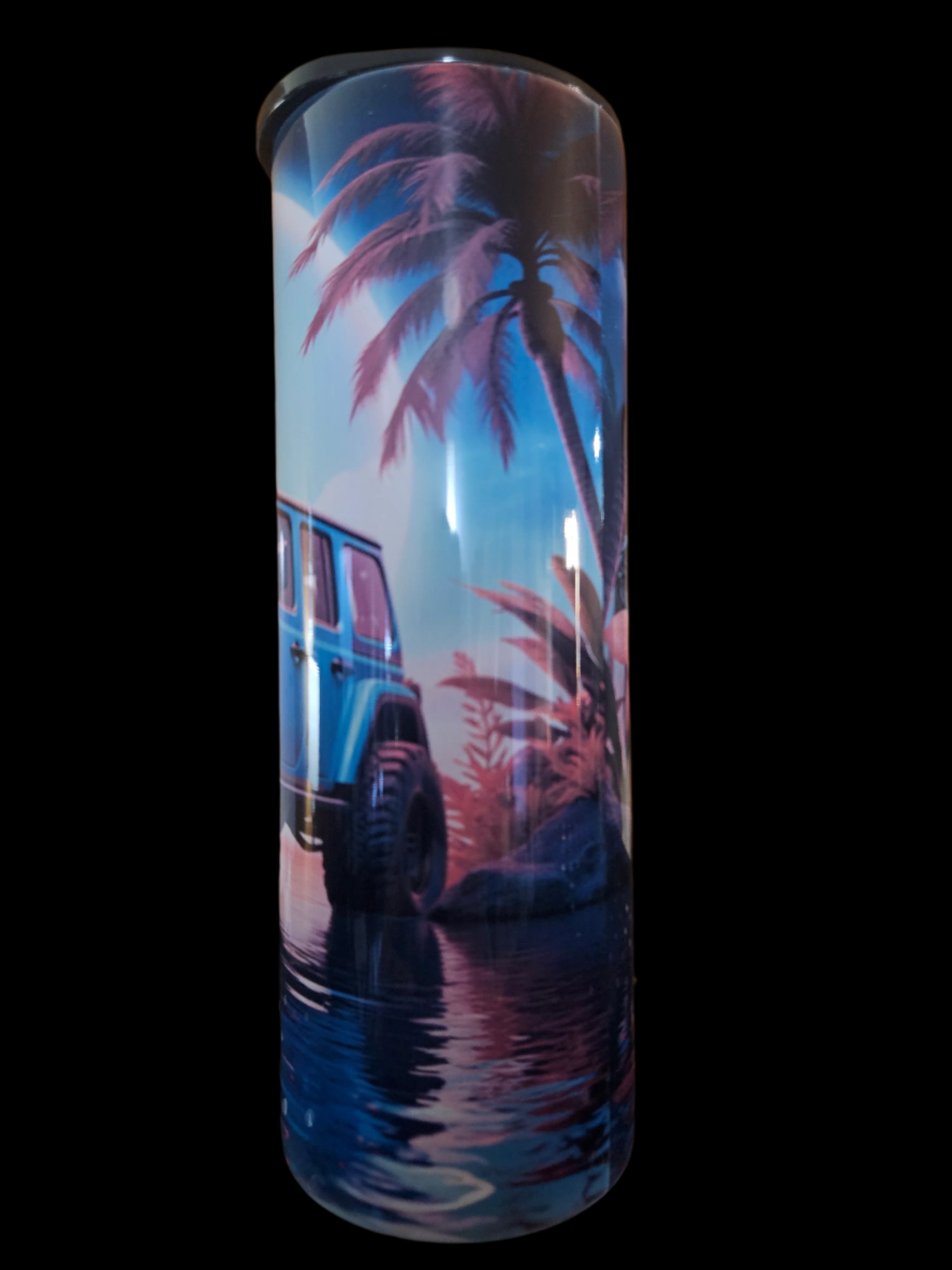 Jeep Duck 20oz Steel Tumbler (Colored Top)