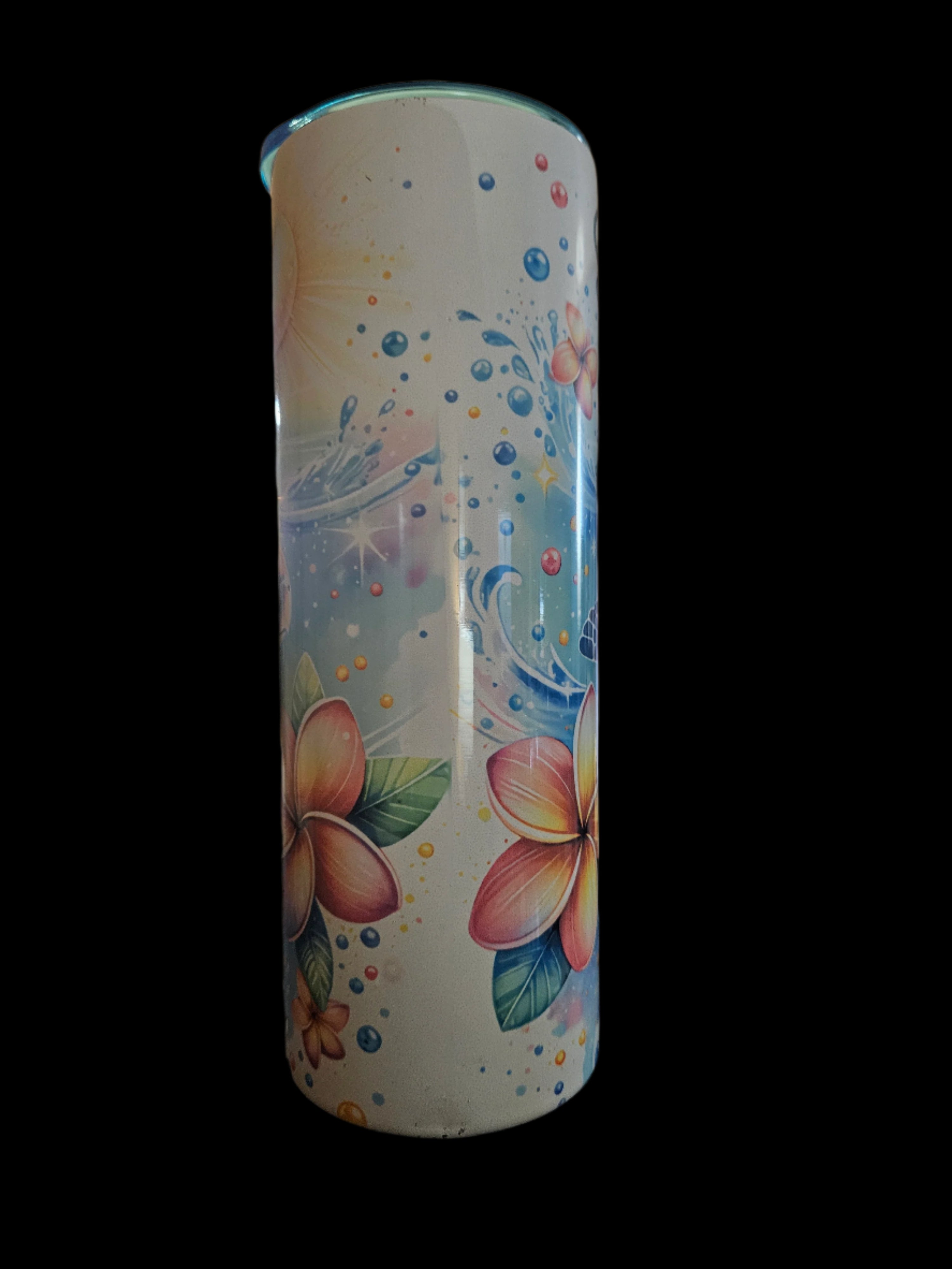 Smell the Sea Turtle 20oz Steel Tumbler (Colored Top)