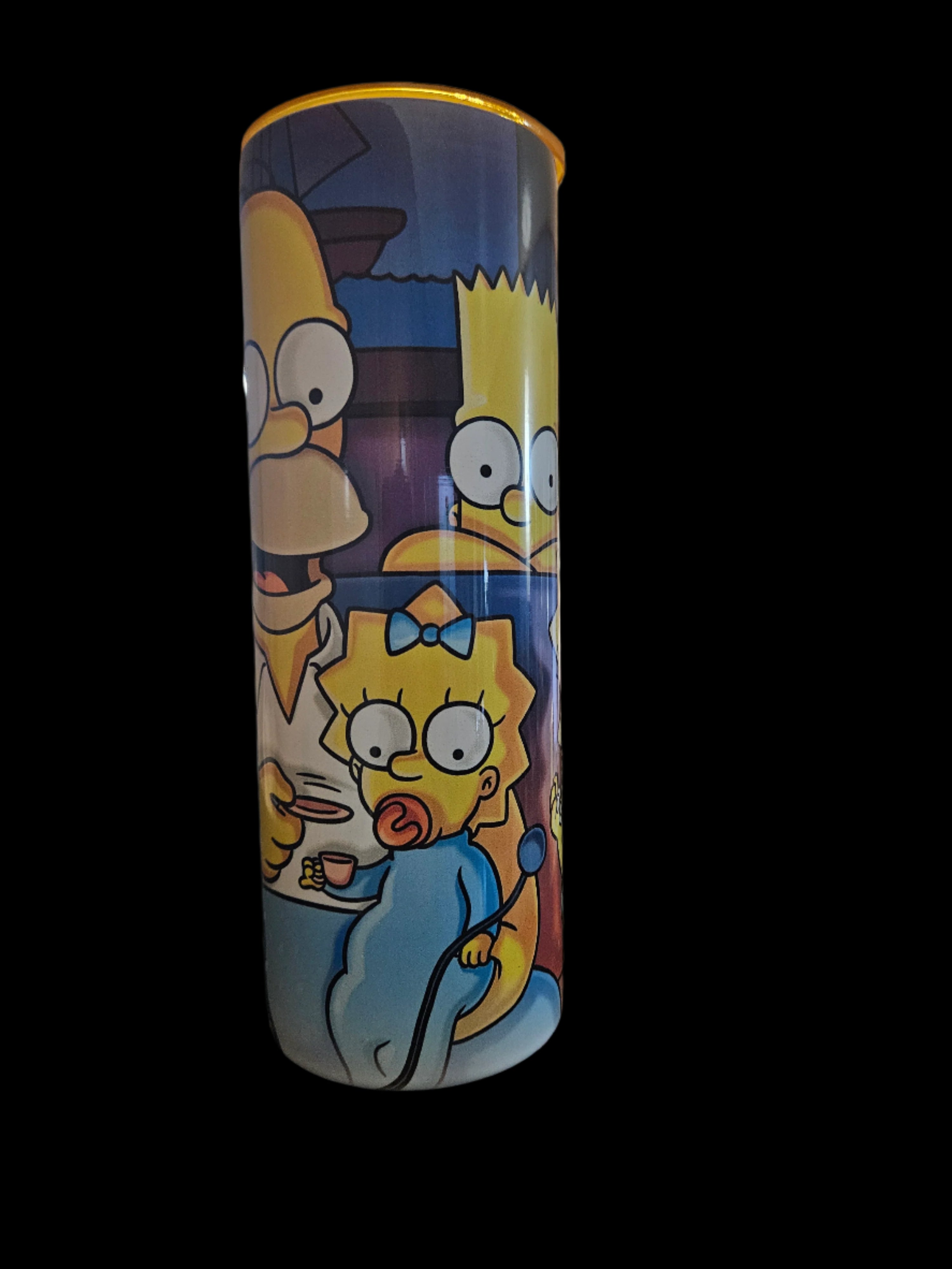 90s TV Family 20oz Steel Tumbler (Colored Top)