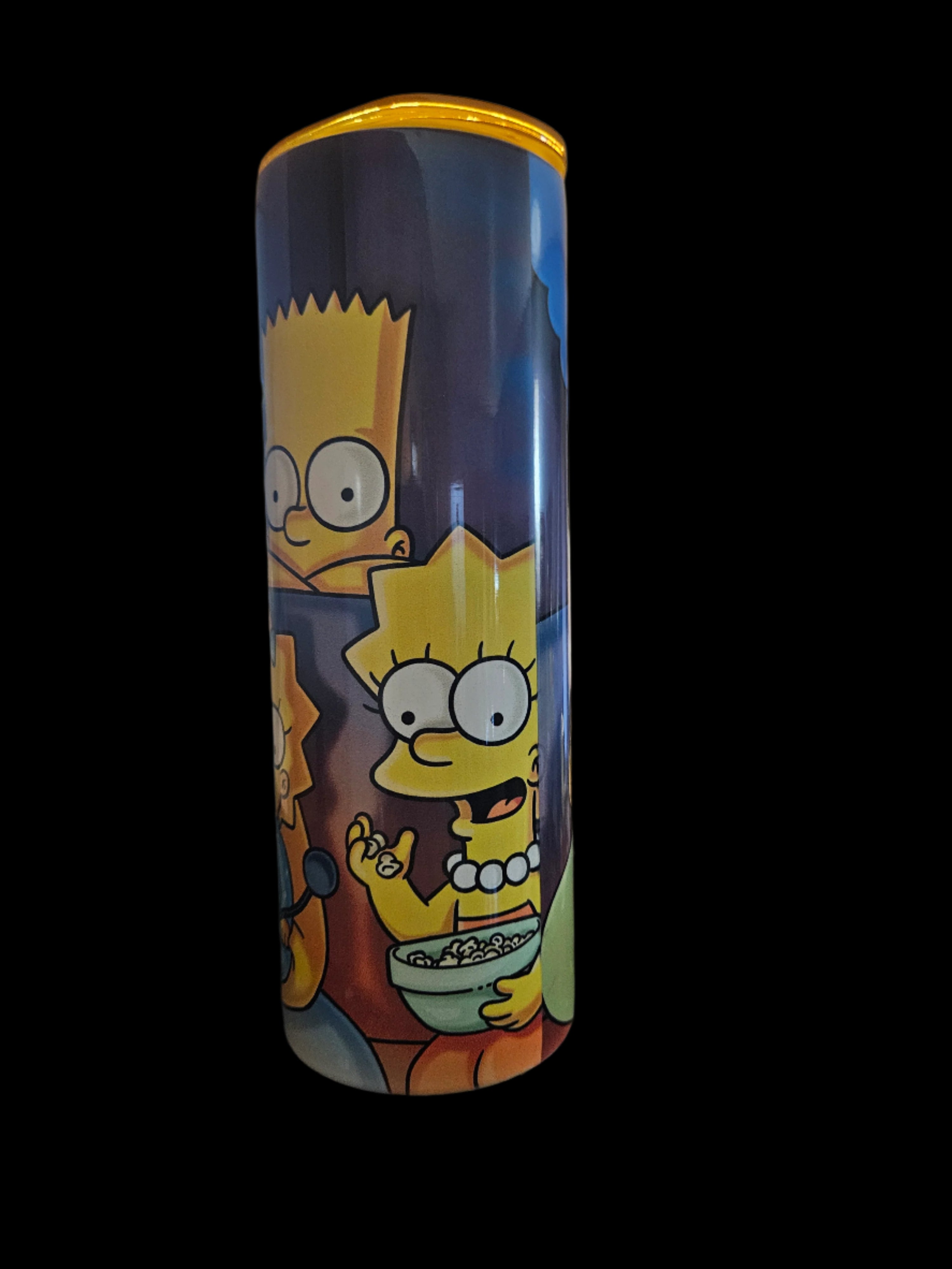 90s TV Family 20oz Steel Tumbler (Colored Top)