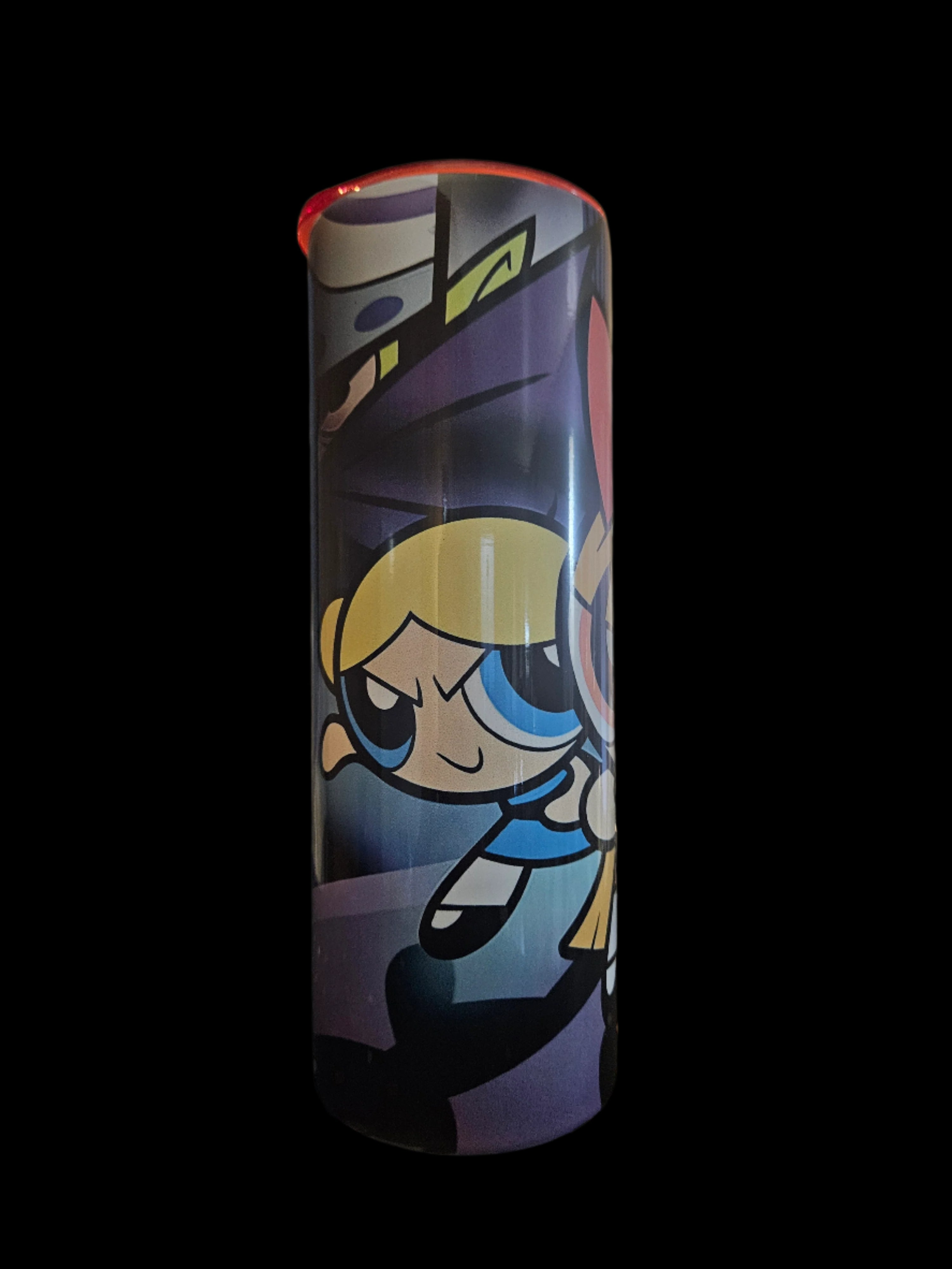 Powerpuff 20oz Steel Tumbler (Colored Top)