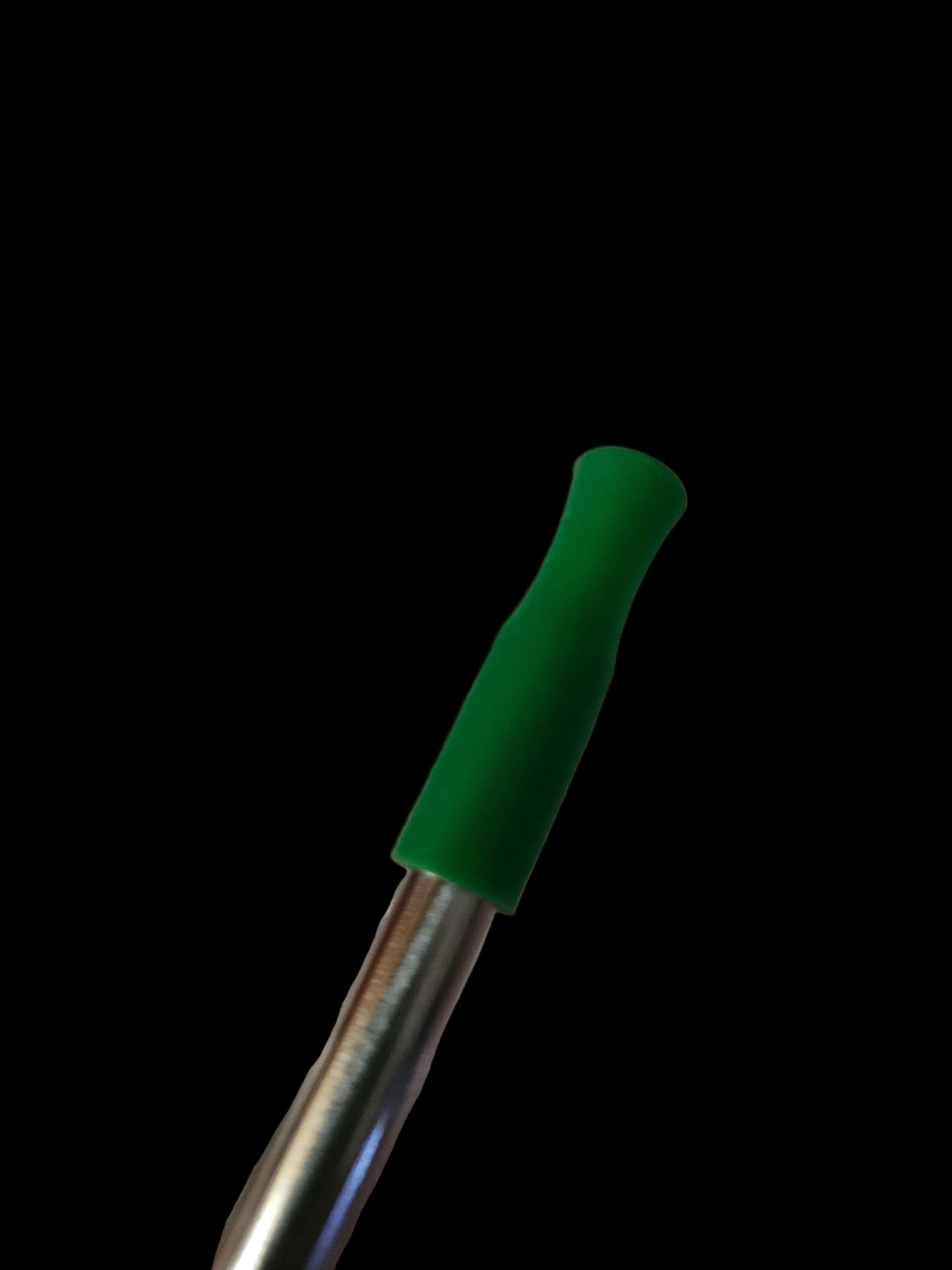 Green Steel Straw Cap (Set of 5)