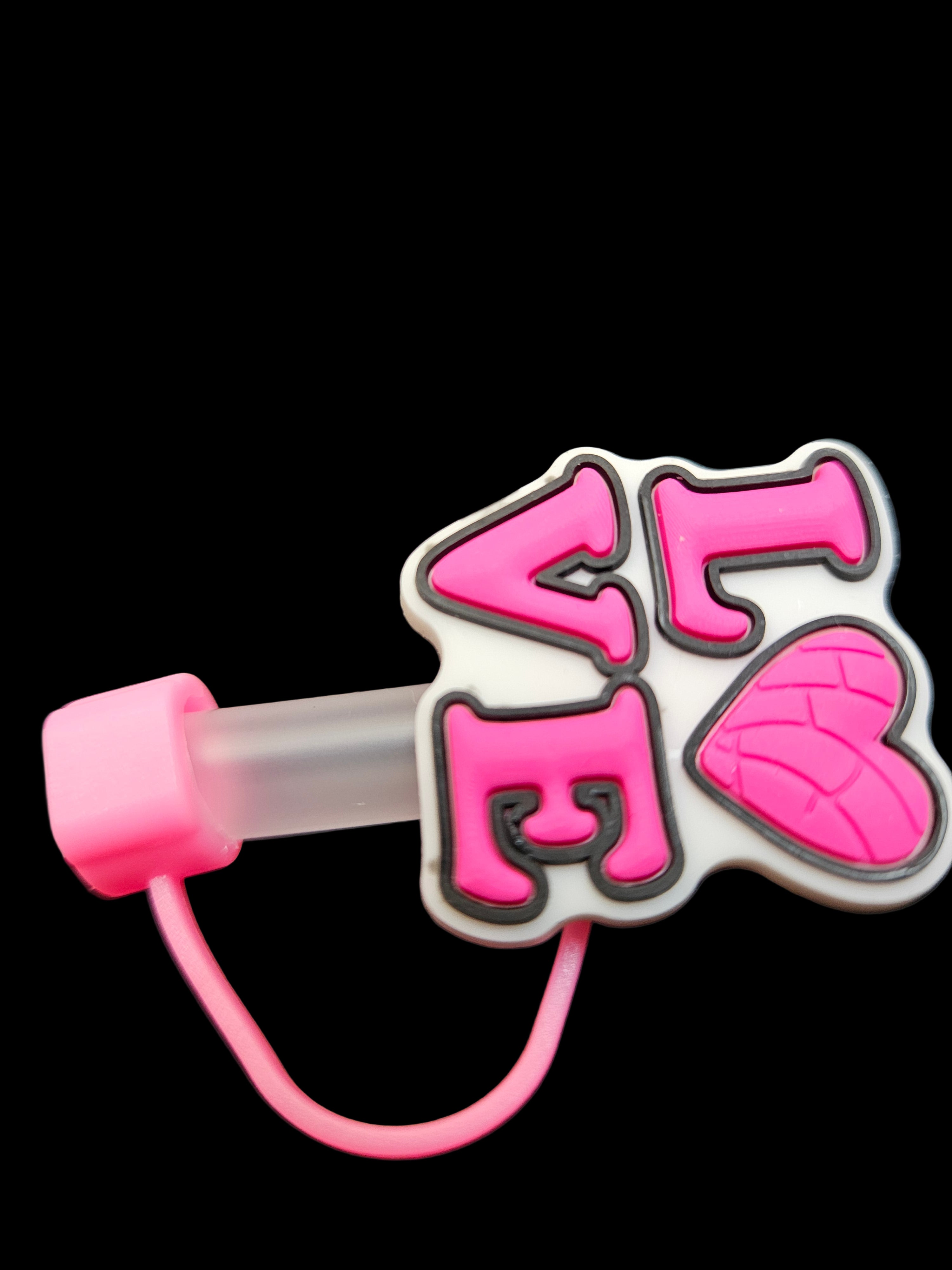 Love Straw Topper