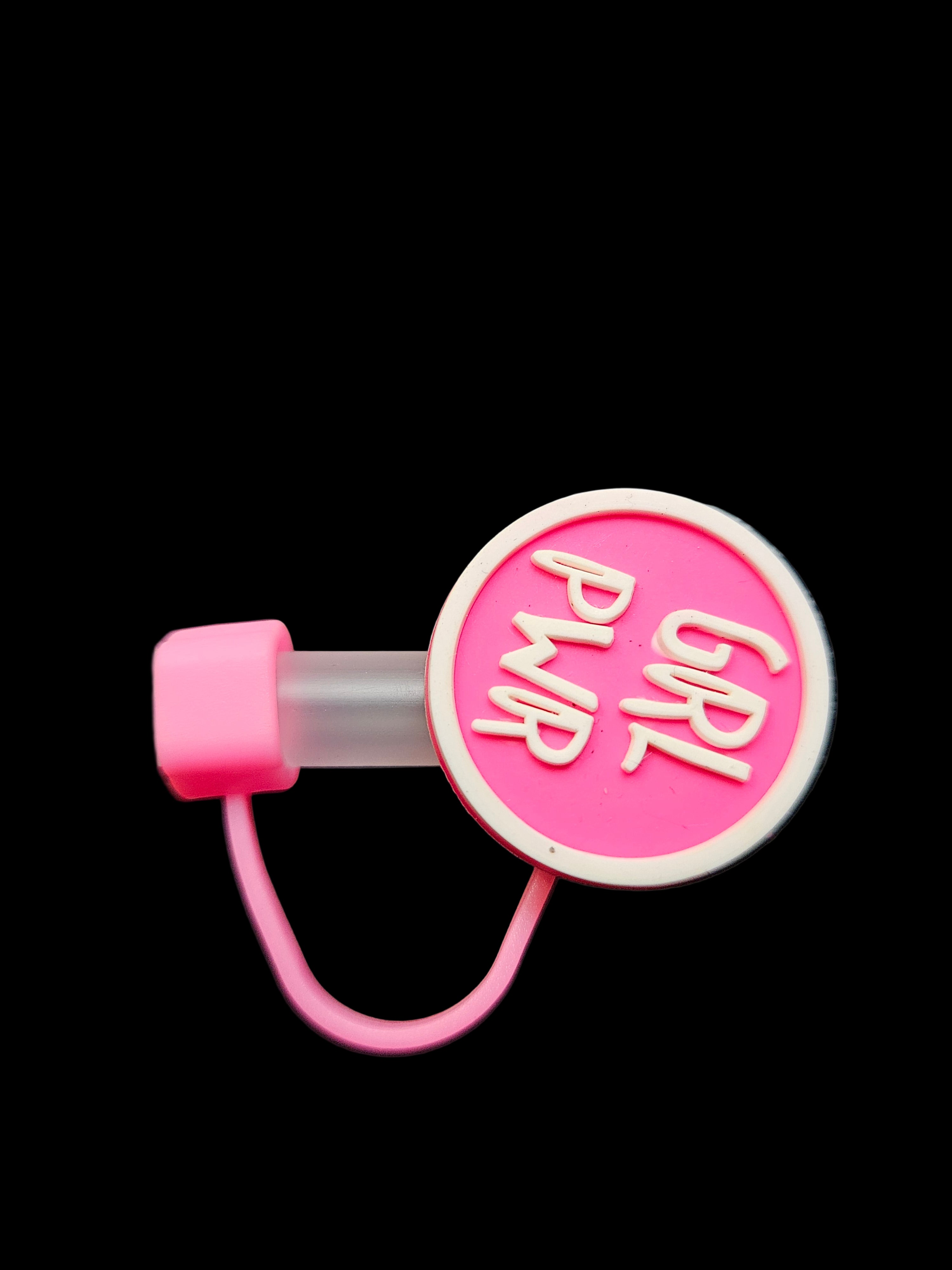 "GRL PWR" Straw Topper