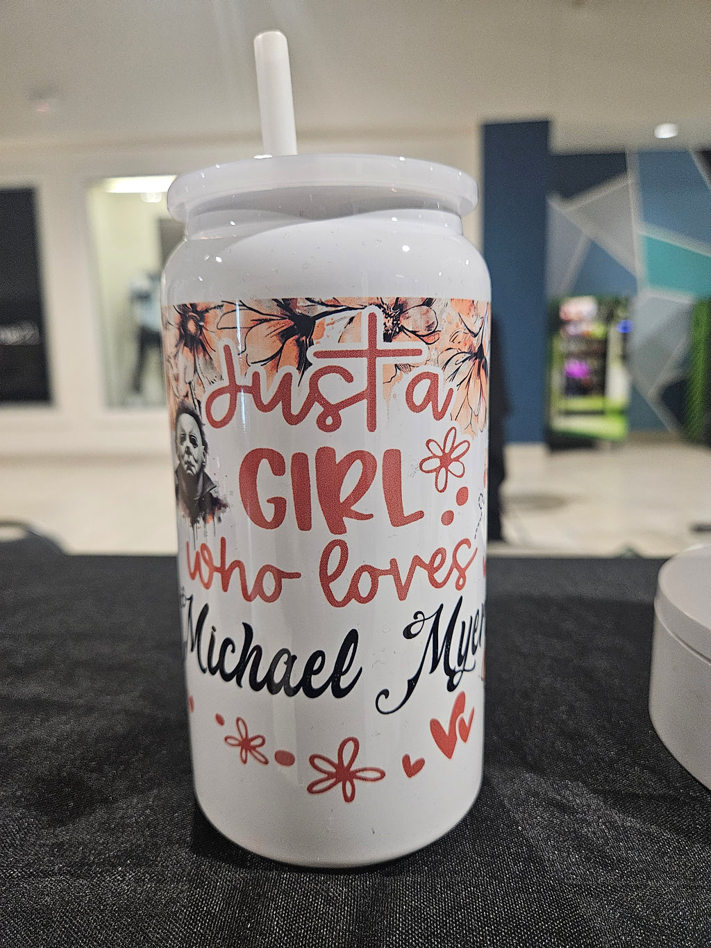Just a Girl Who Loves M.M 16oz Can Stainless Steel