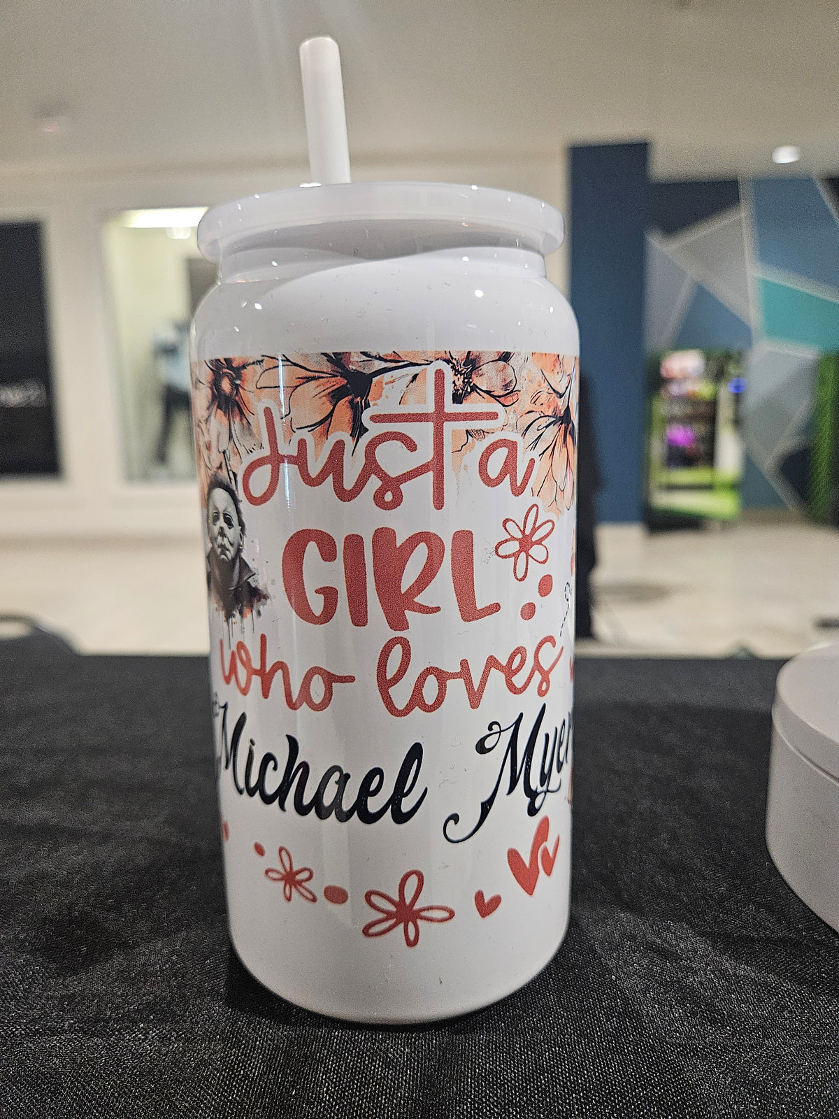 Just a Girl Who Loves M.M 16oz Can Stainless Steel