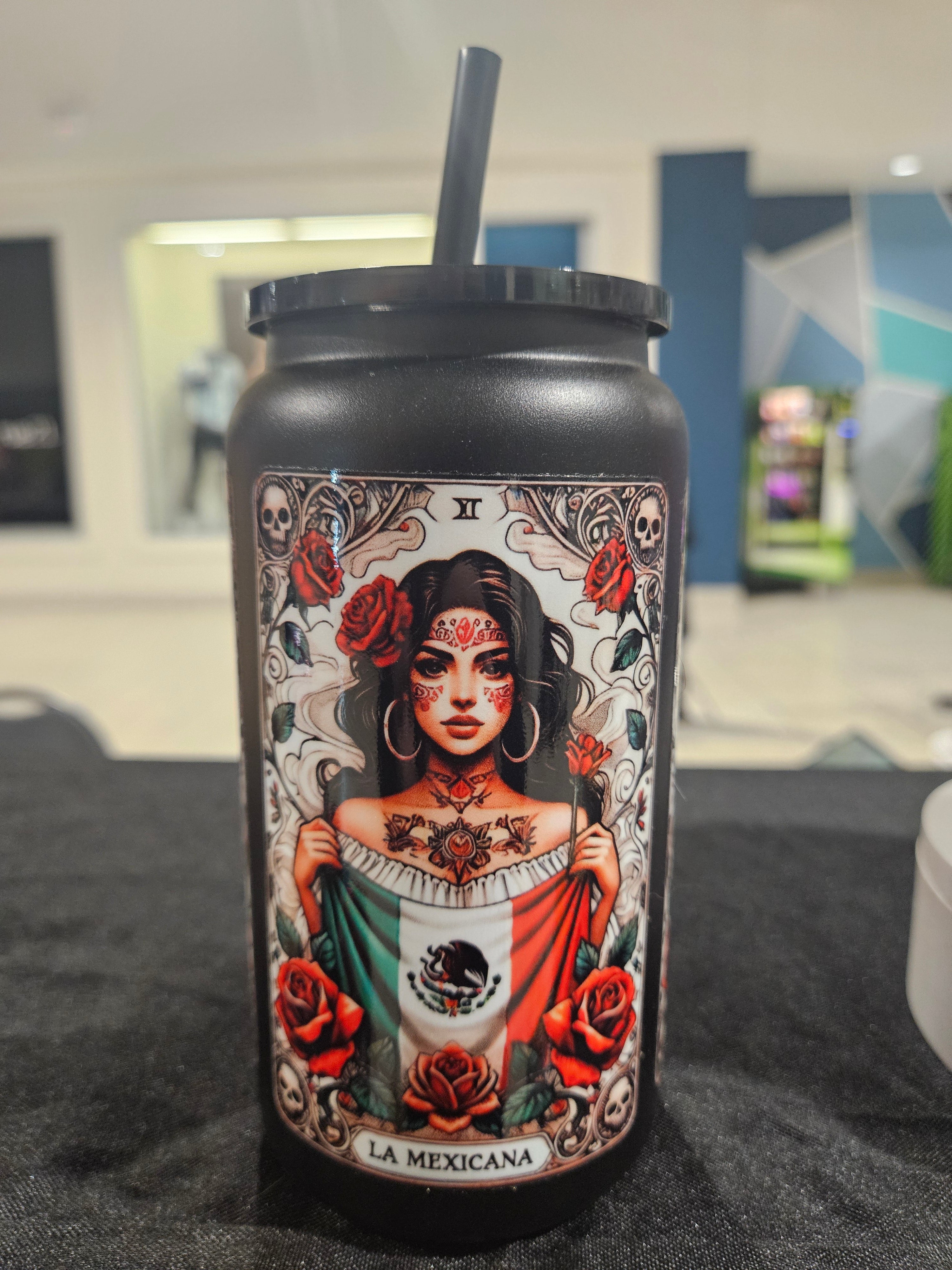 La Mexicana 16oz Can Stainless Steel