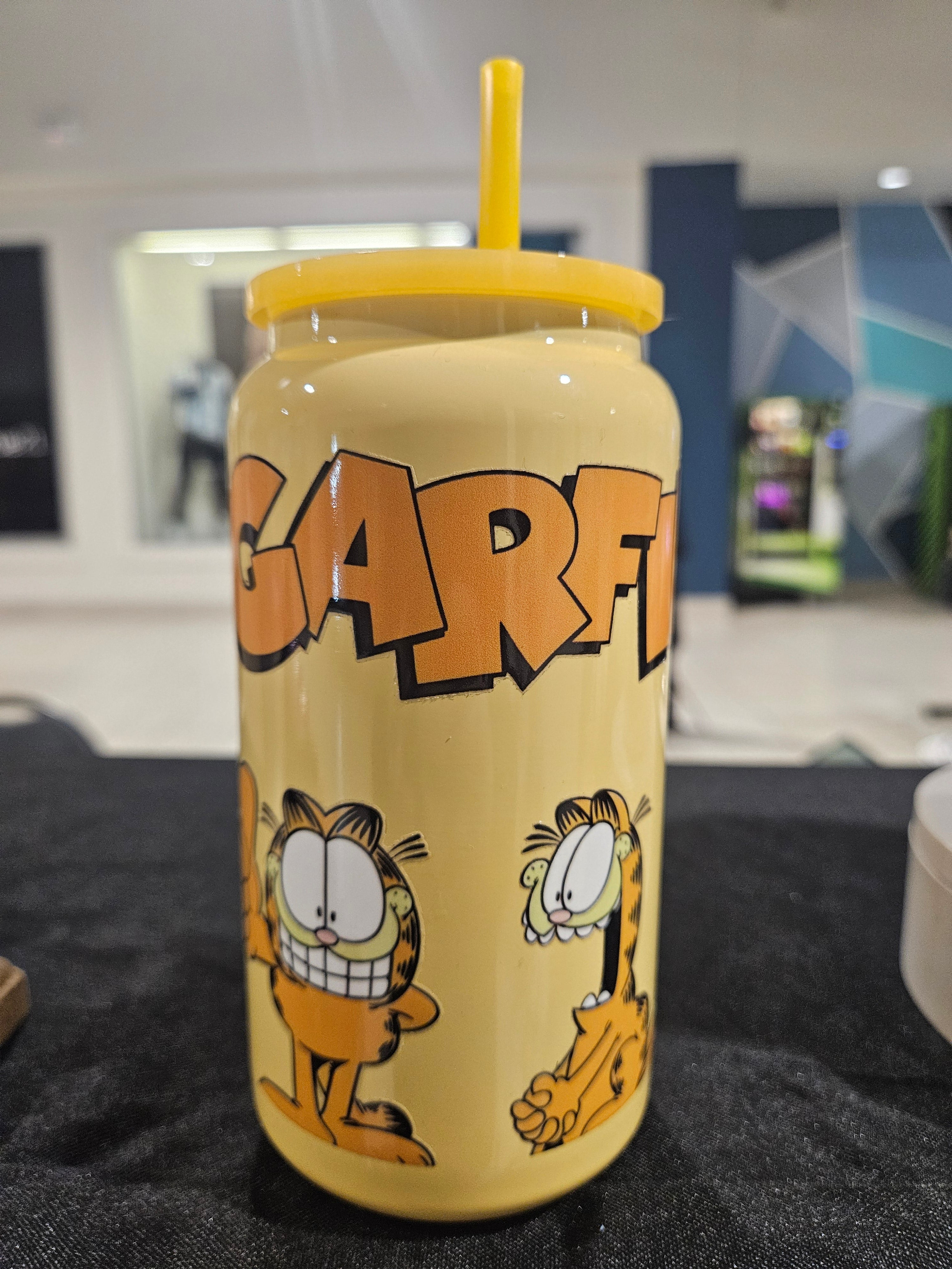 Garfield 16oz Can Stainless Steel