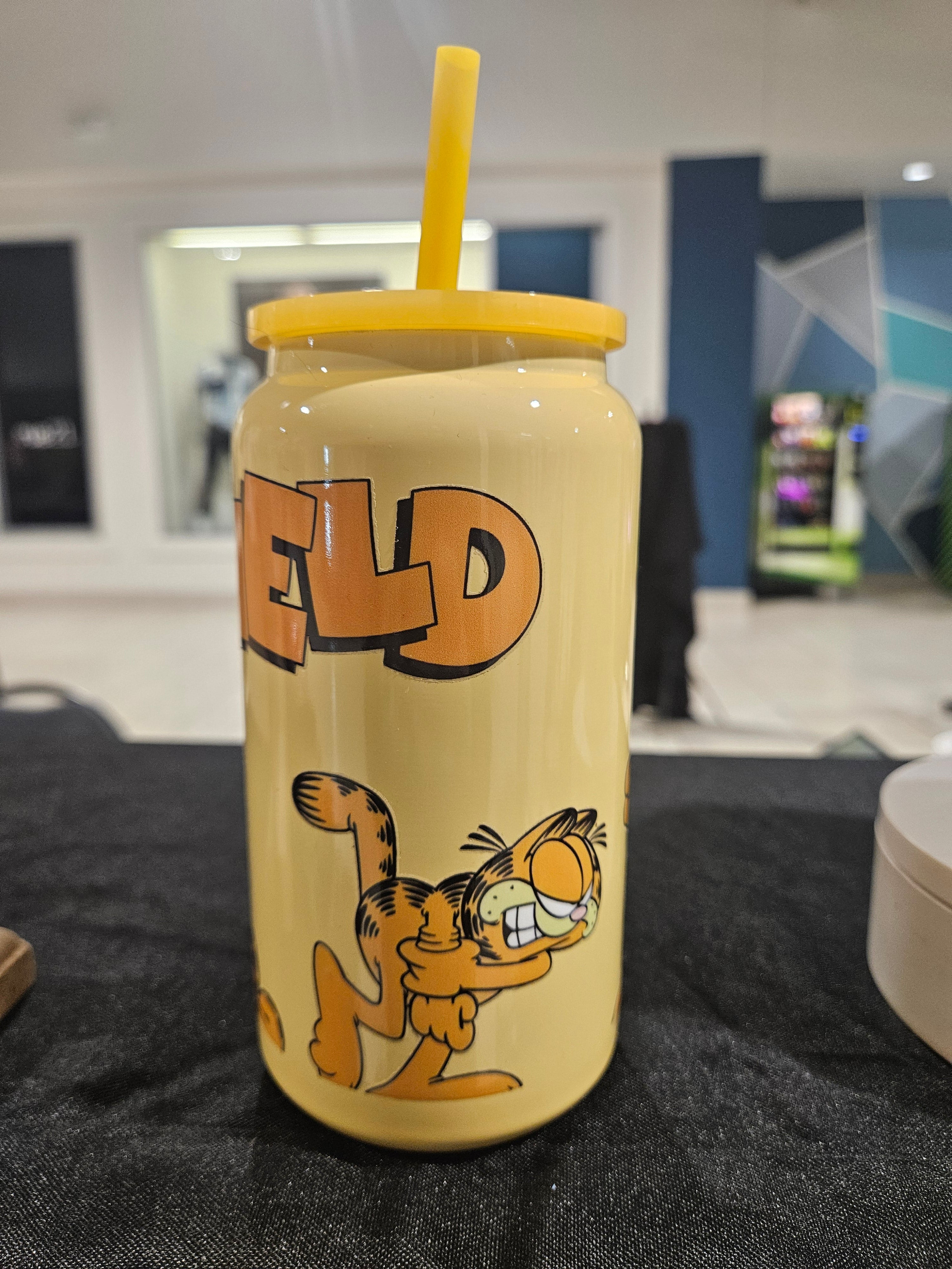 Garfield 16oz Can Stainless Steel