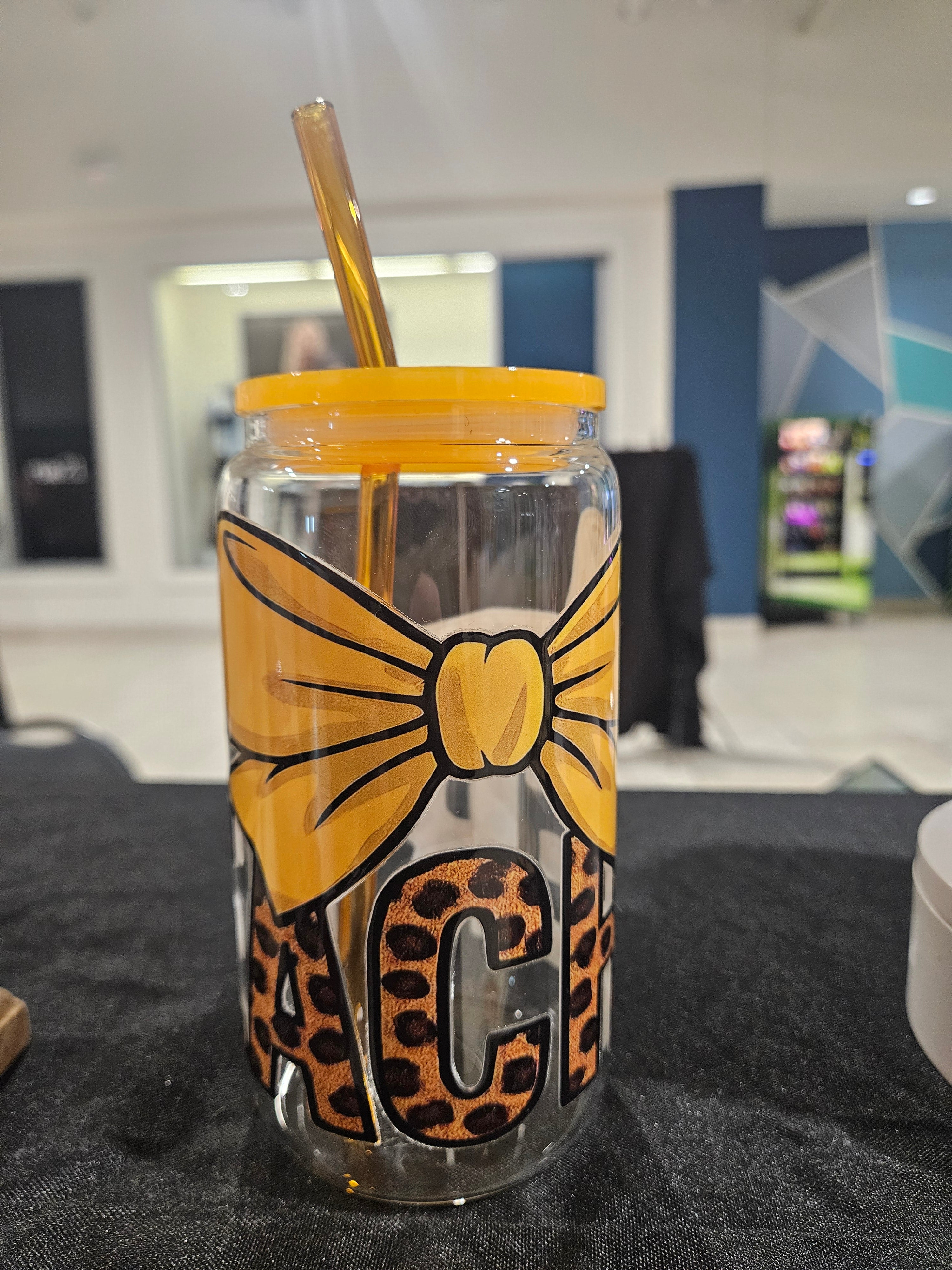 Teacher 16oz Glass Can