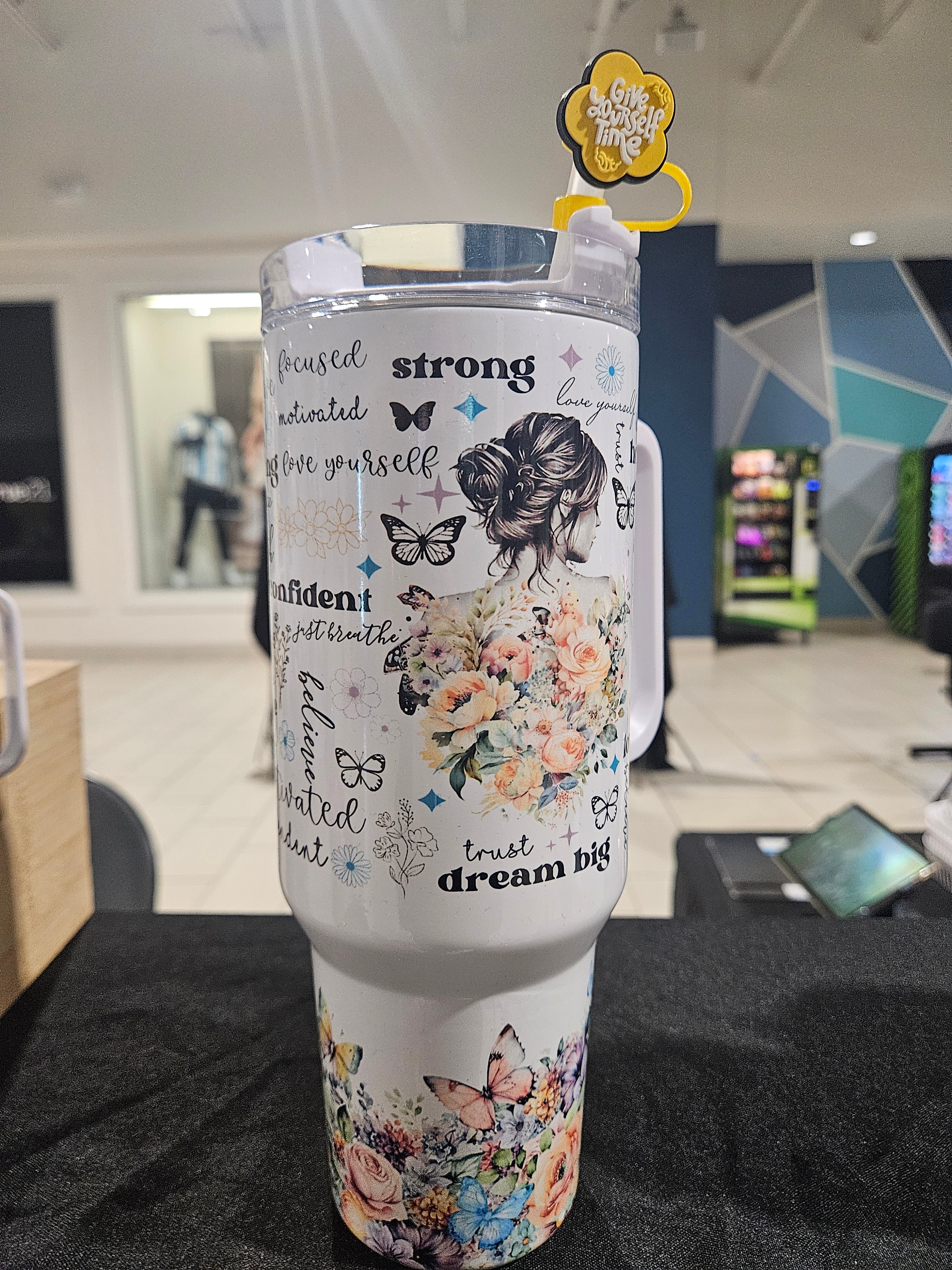 Motivational Words 40oz Stainless Steel