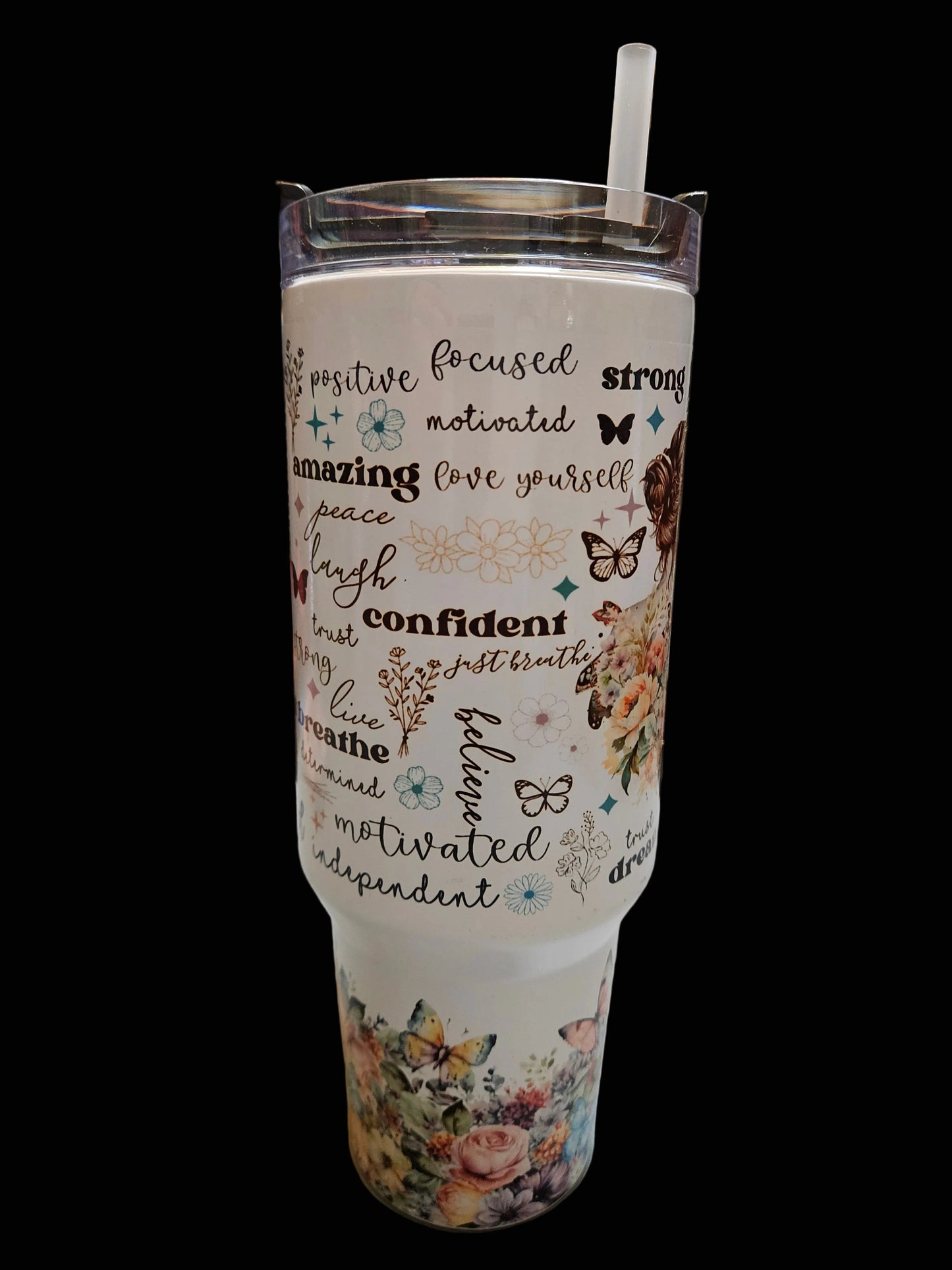 Motivational Quotes 40oz Stainless Steel