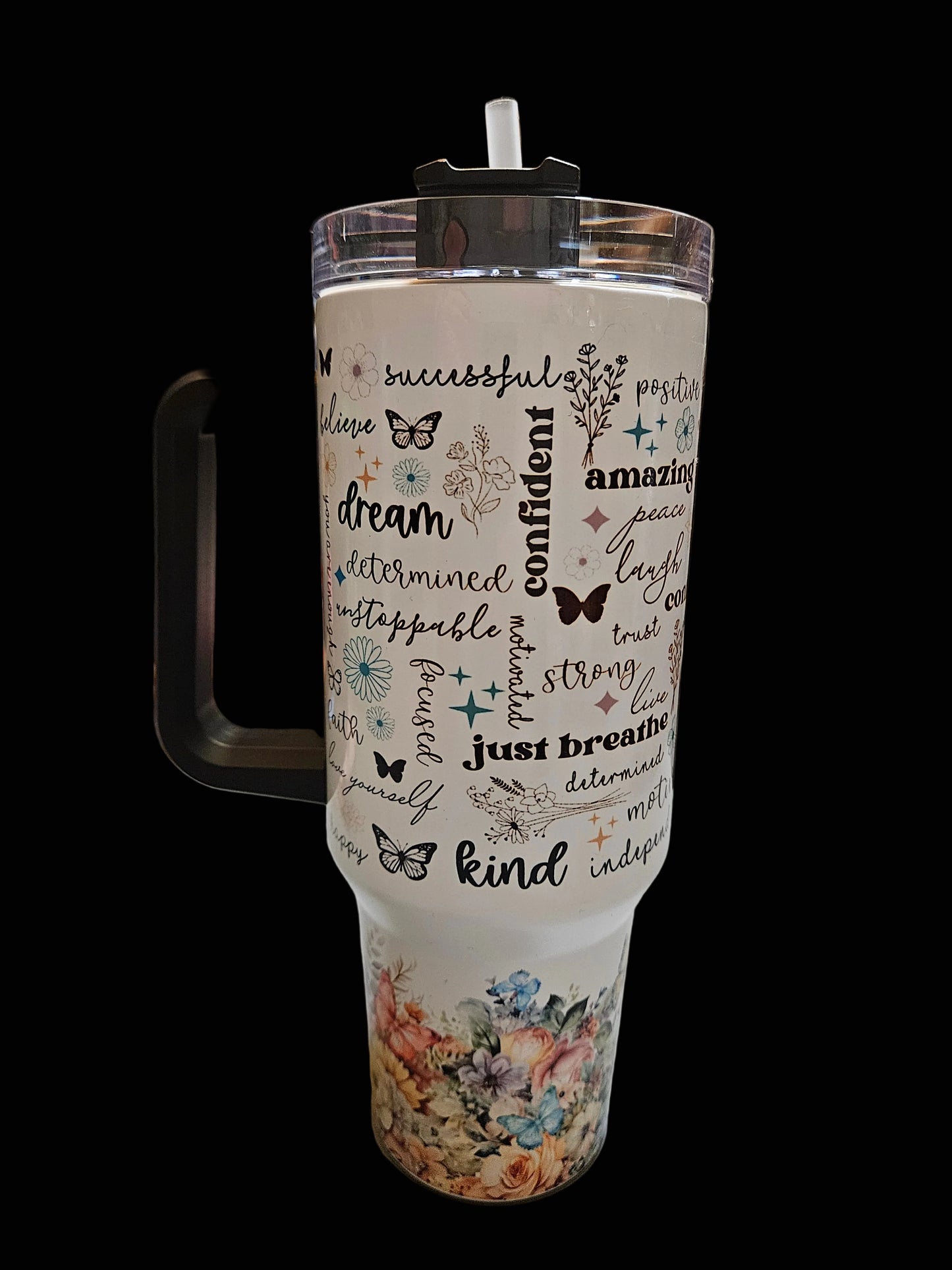 Motivational Quotes 40oz Stainless Steel