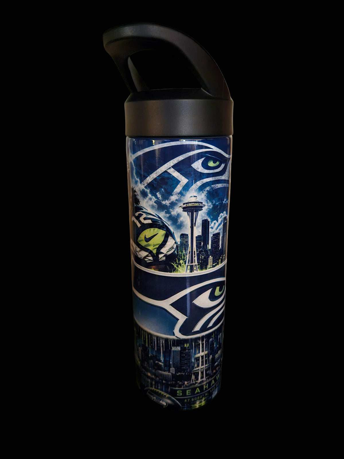 Seahawks Always Compete 20oz Water Bottle