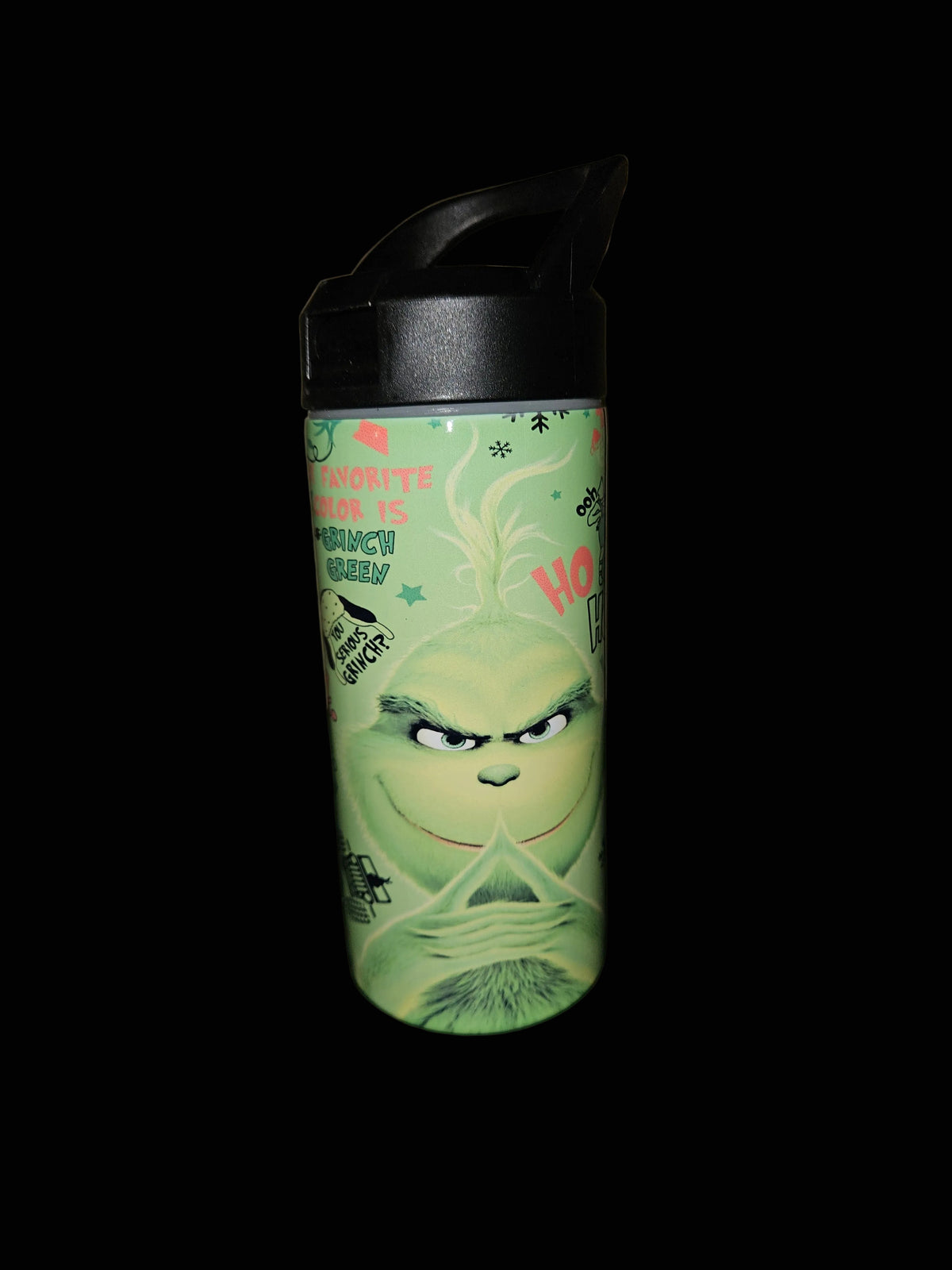 Grinchy 16oz Water Bottle