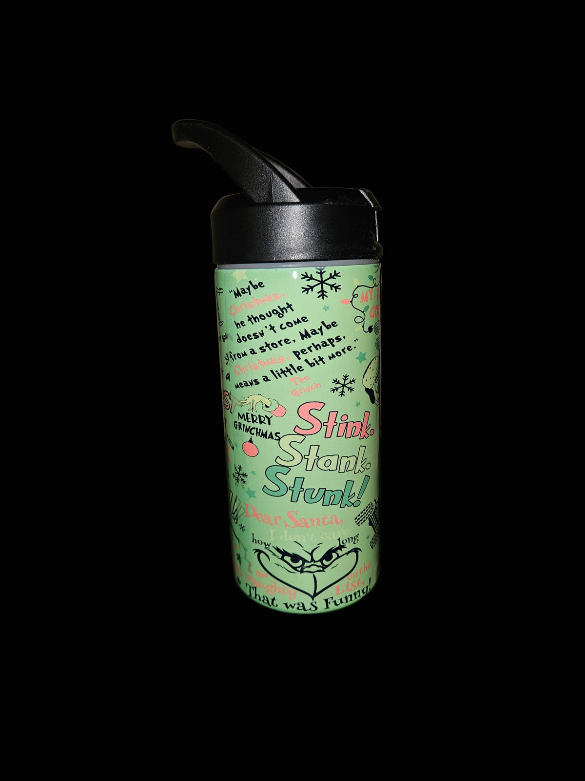 Grinchy 16oz Water Bottle