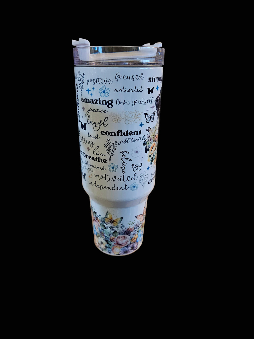 Motivational Quotes 40oz W/ Handle
